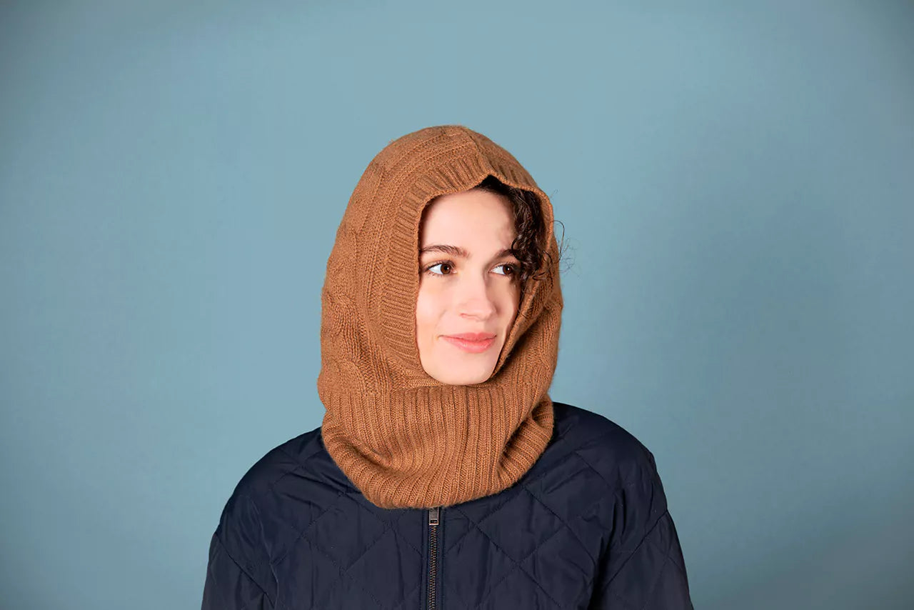 Balaclava Unisex In Maglia Di Puro Cashmere