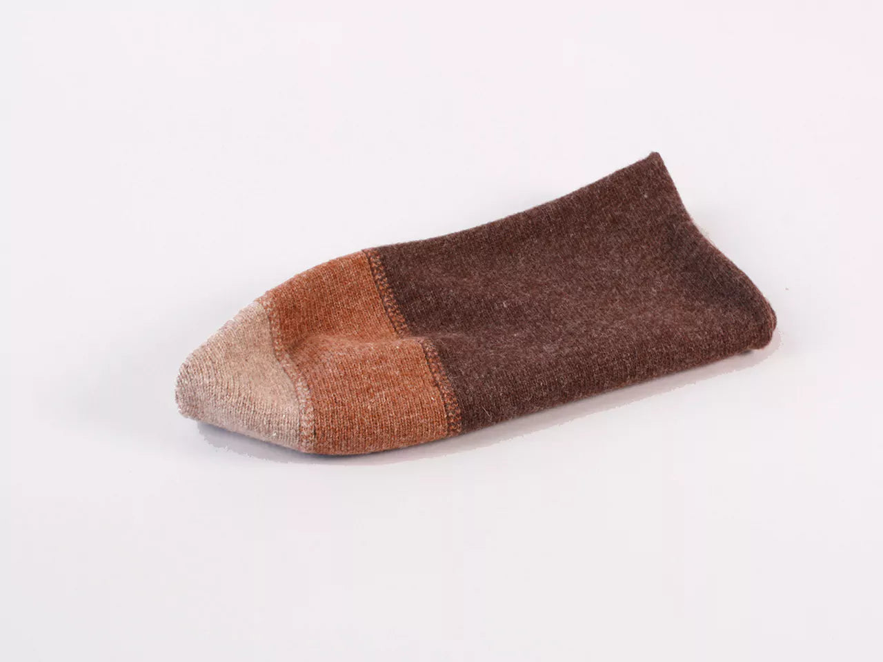 Berretto Beanie In Panno Di Lana Tricolor Kopka