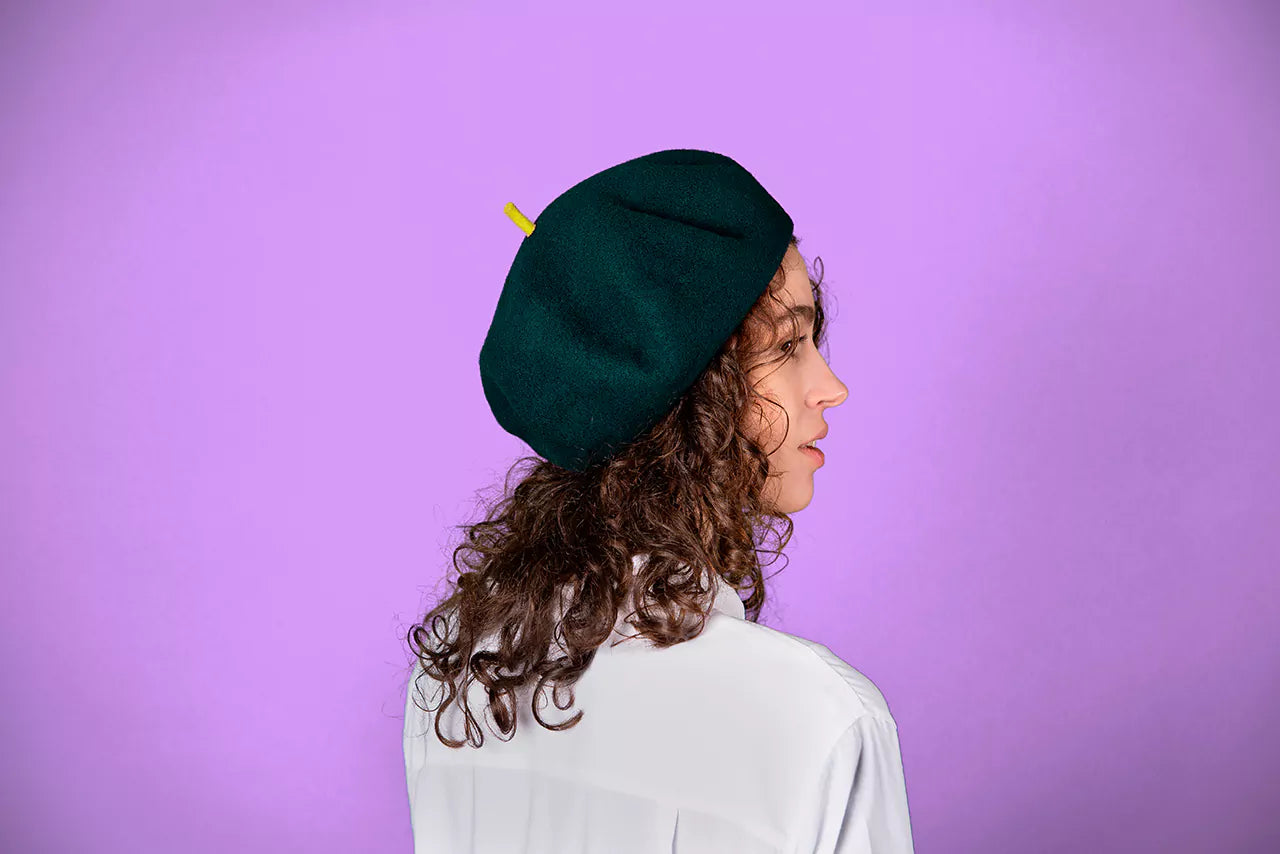 Basco Donna In Panno Di Lana "Roll up Beret Felix" Kopka