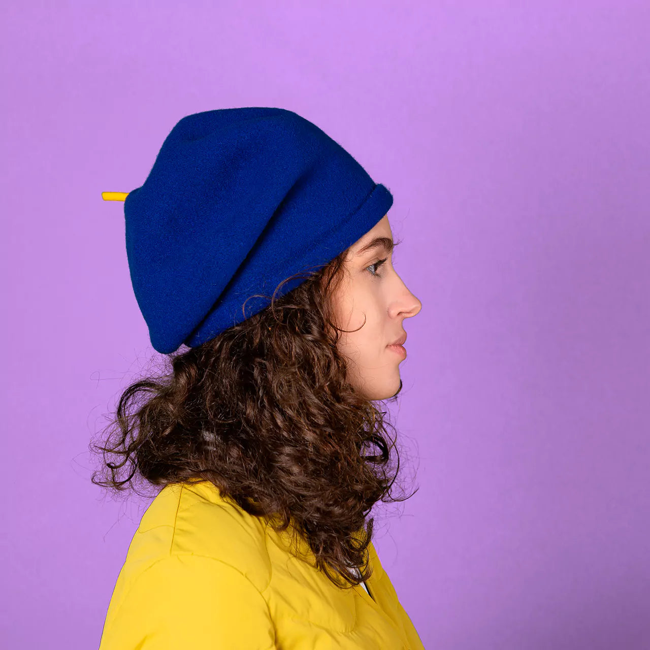 Basco Donna In Panno Di Lana "Roll up Beret Felix" Kopka