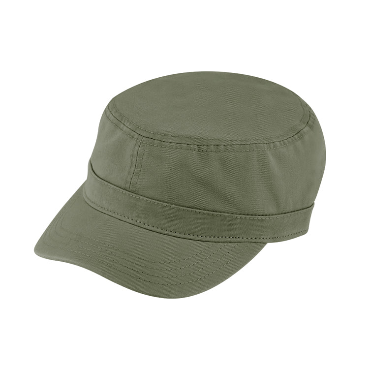 Cubano Estivo Army Cap In Puro Cotone