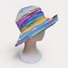 Cappello Donna Estivo Ala larga In Cotone Patchwork  Pieghevole - Grevi