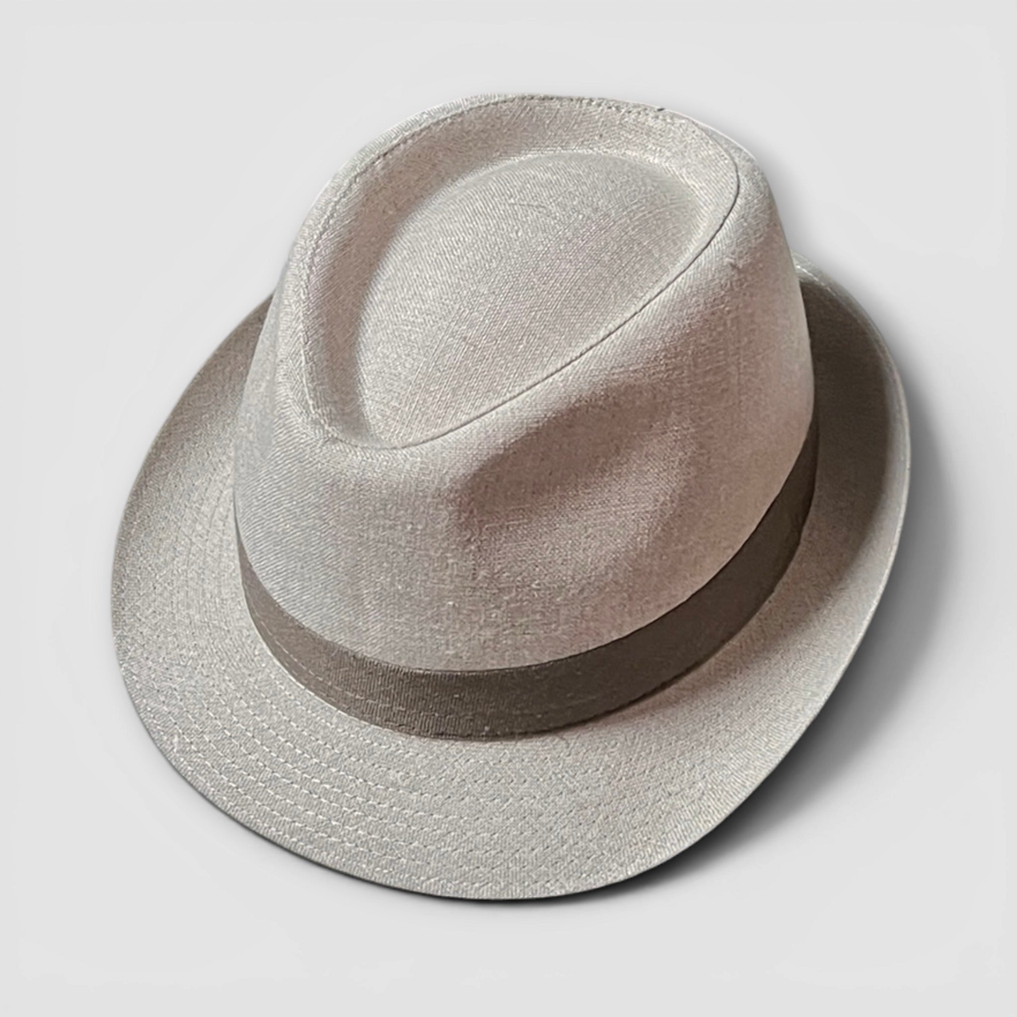 Cappello Trilby Uomo Estivo In Puro Lino - Cappelleria Bacca