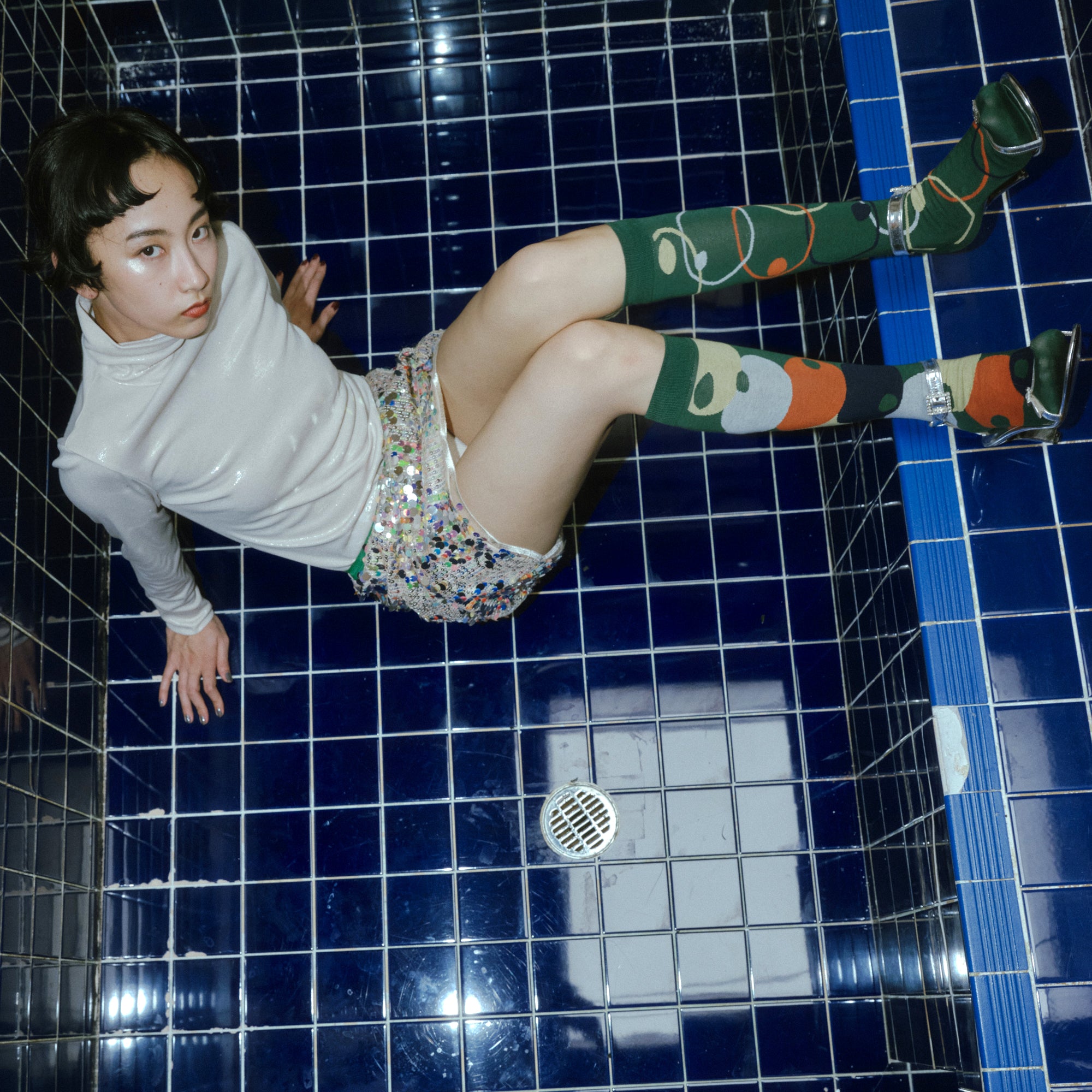 Calzini Spaiati Lunghi In Cotone Plop