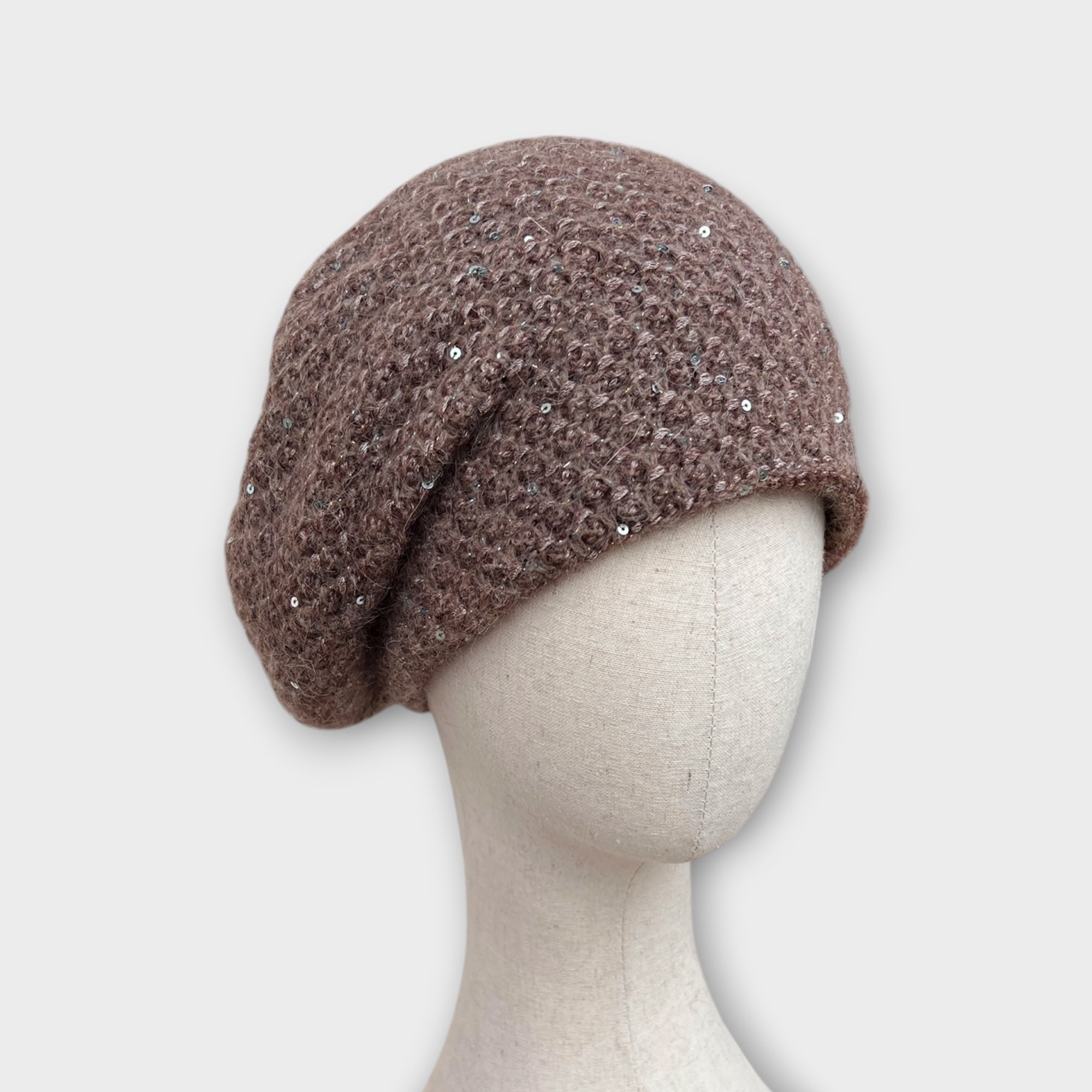 Basco Donna In Maglia Di Mohair E Alpaca Doppiato