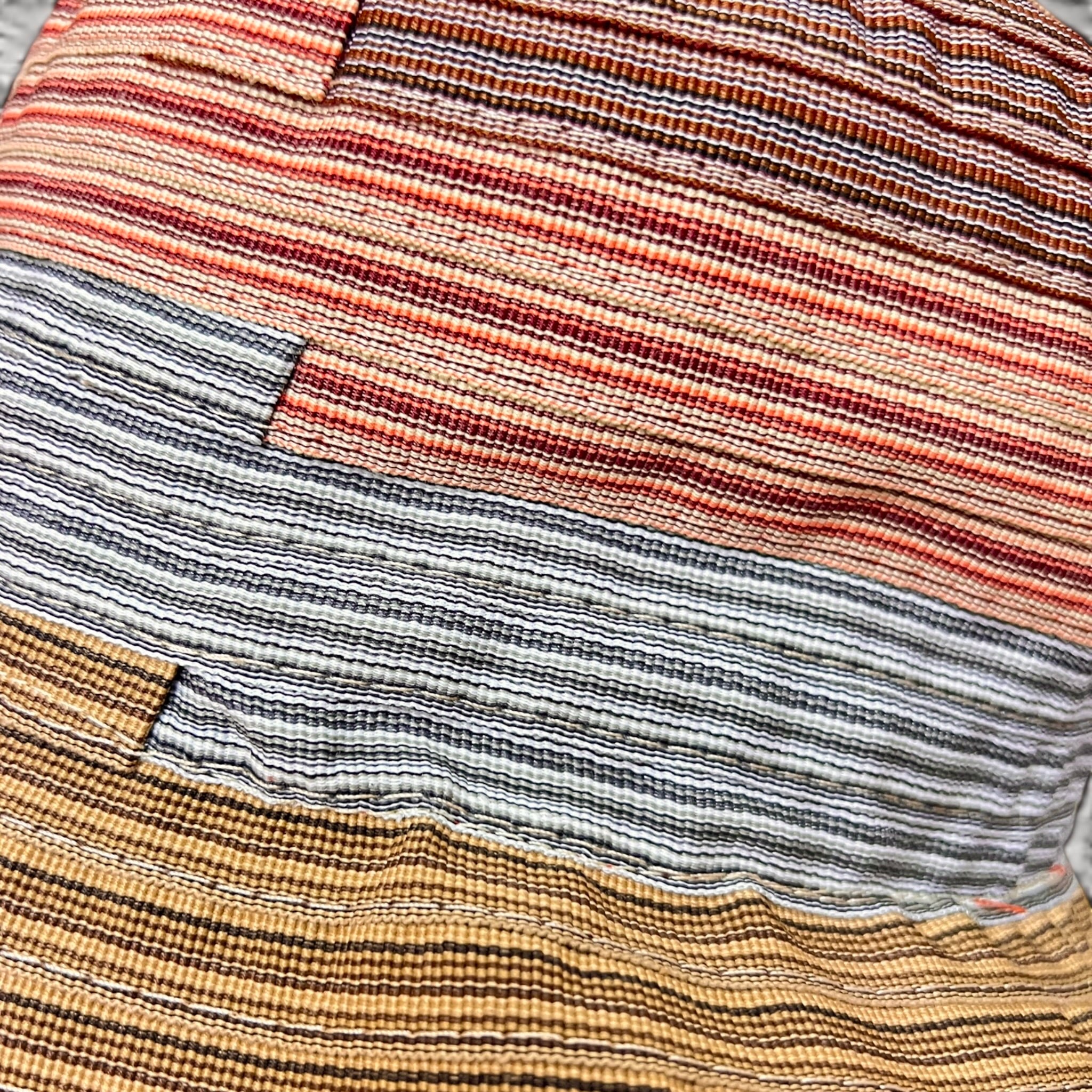 Cappello Donna Estivo In Cotone Multirighe Color, Pieghevole - Grevi