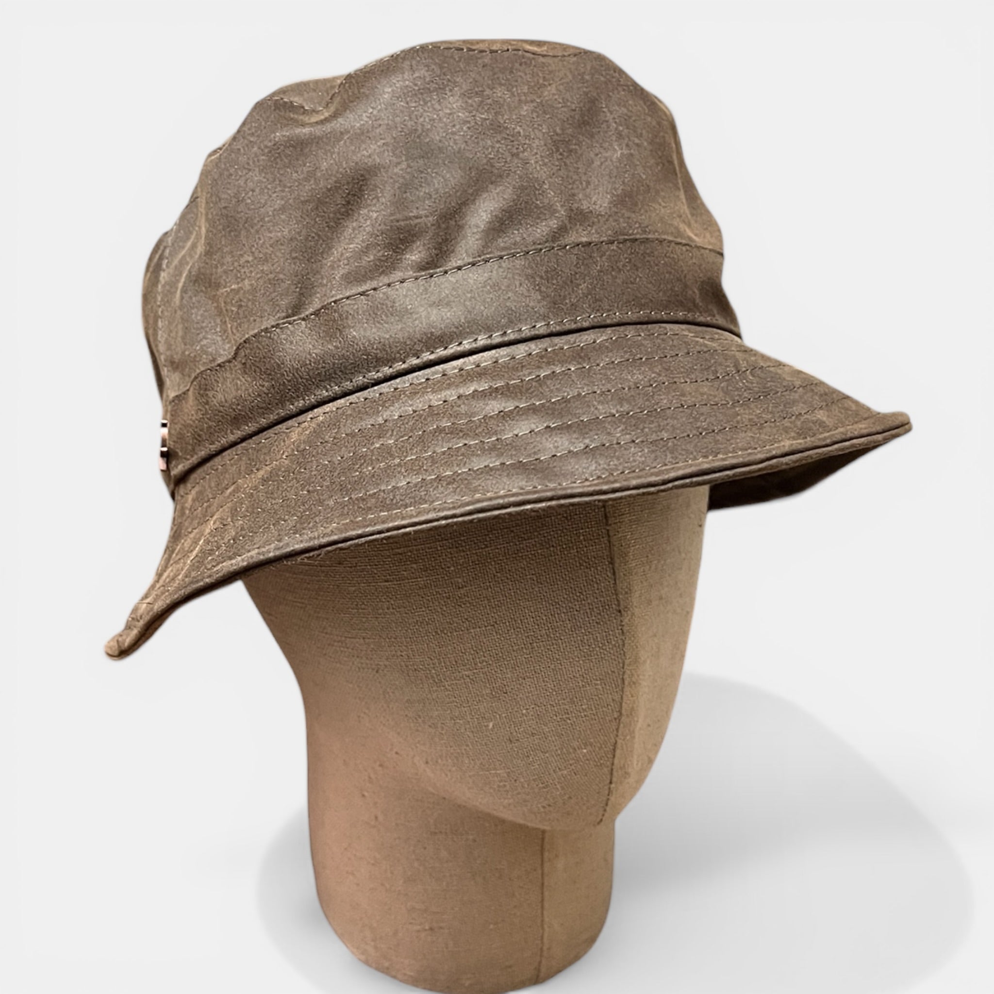 Cappello Pescatore Bucket In Cotone Cerato Revertera - Cappelleria Bacca