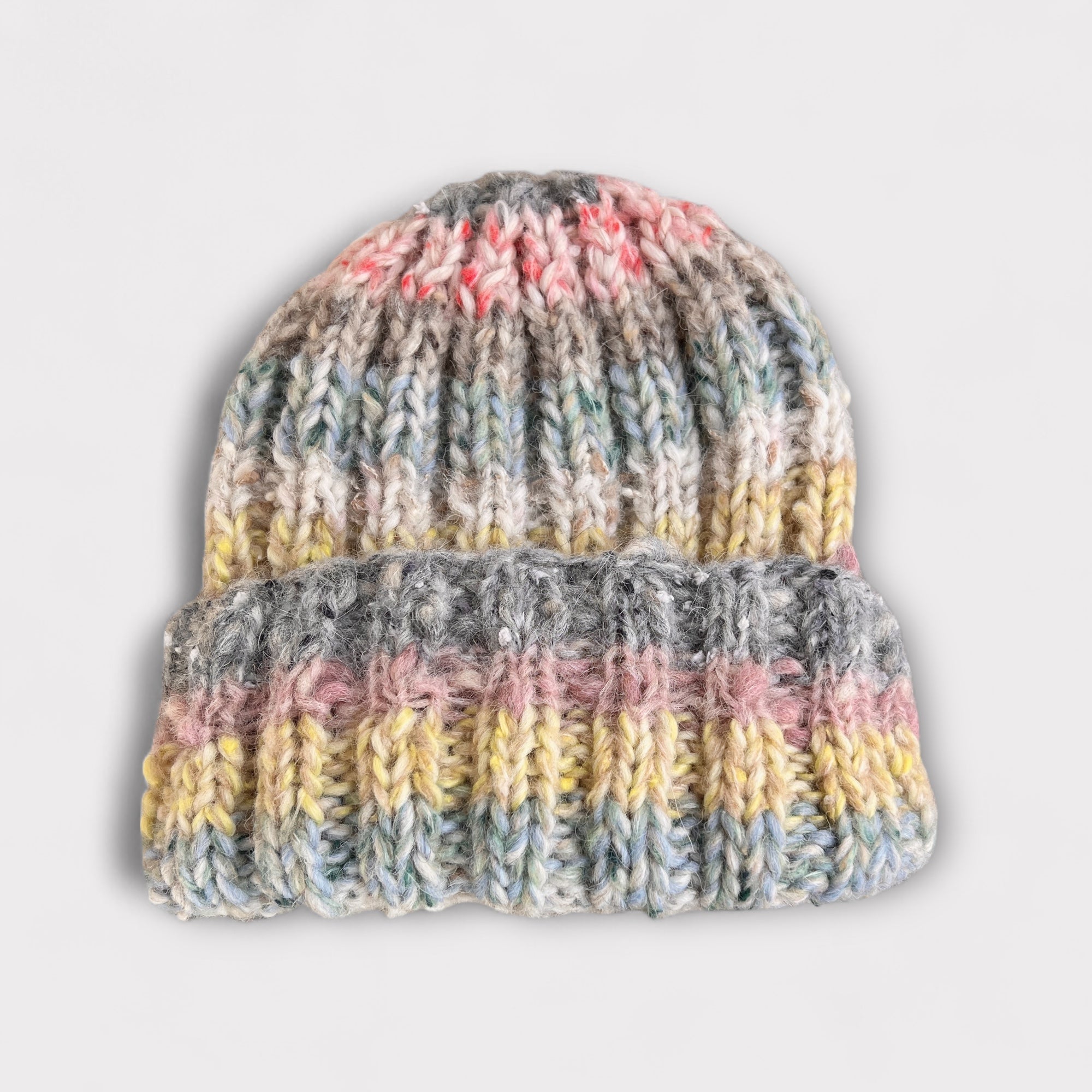 Berretto Beanie Fatto a Mano In Alpaca E Lana Grevi