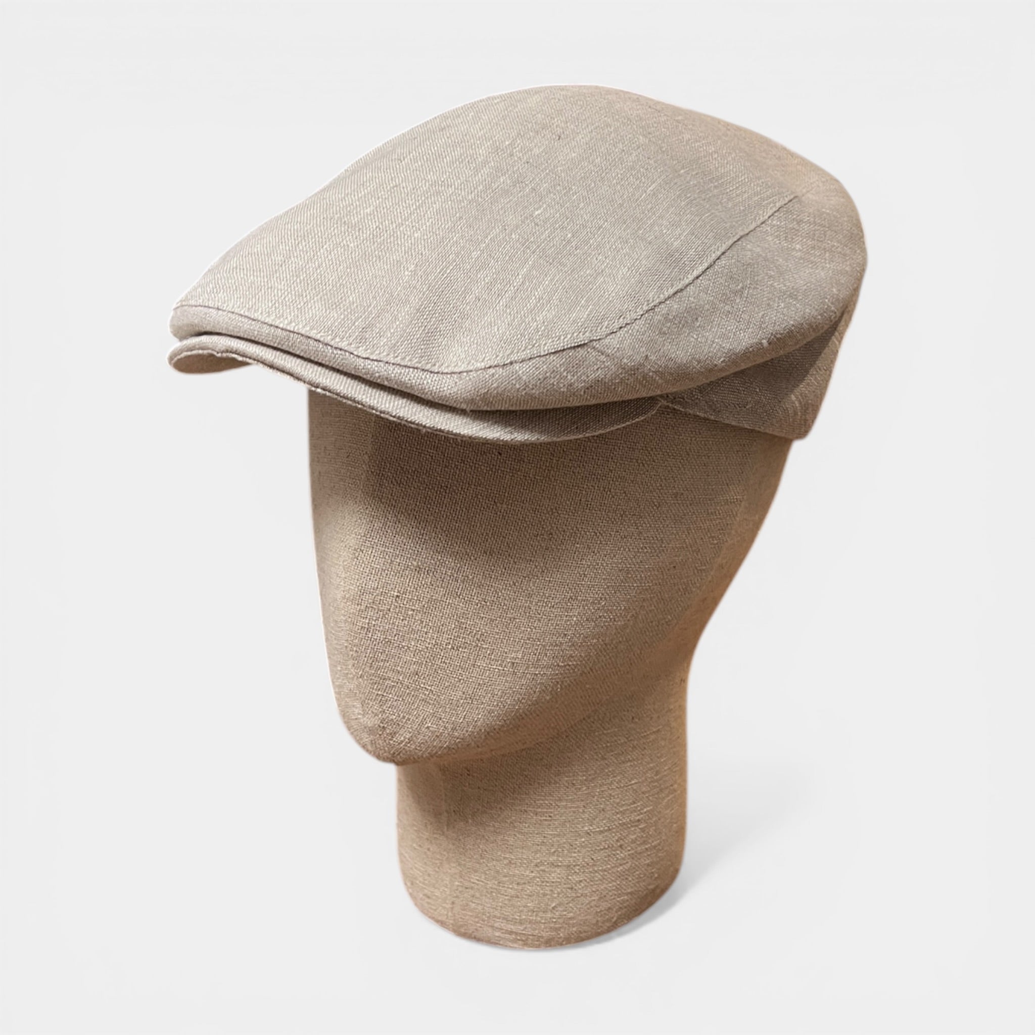 Coppola Estiva In Puro Lino Color Beige