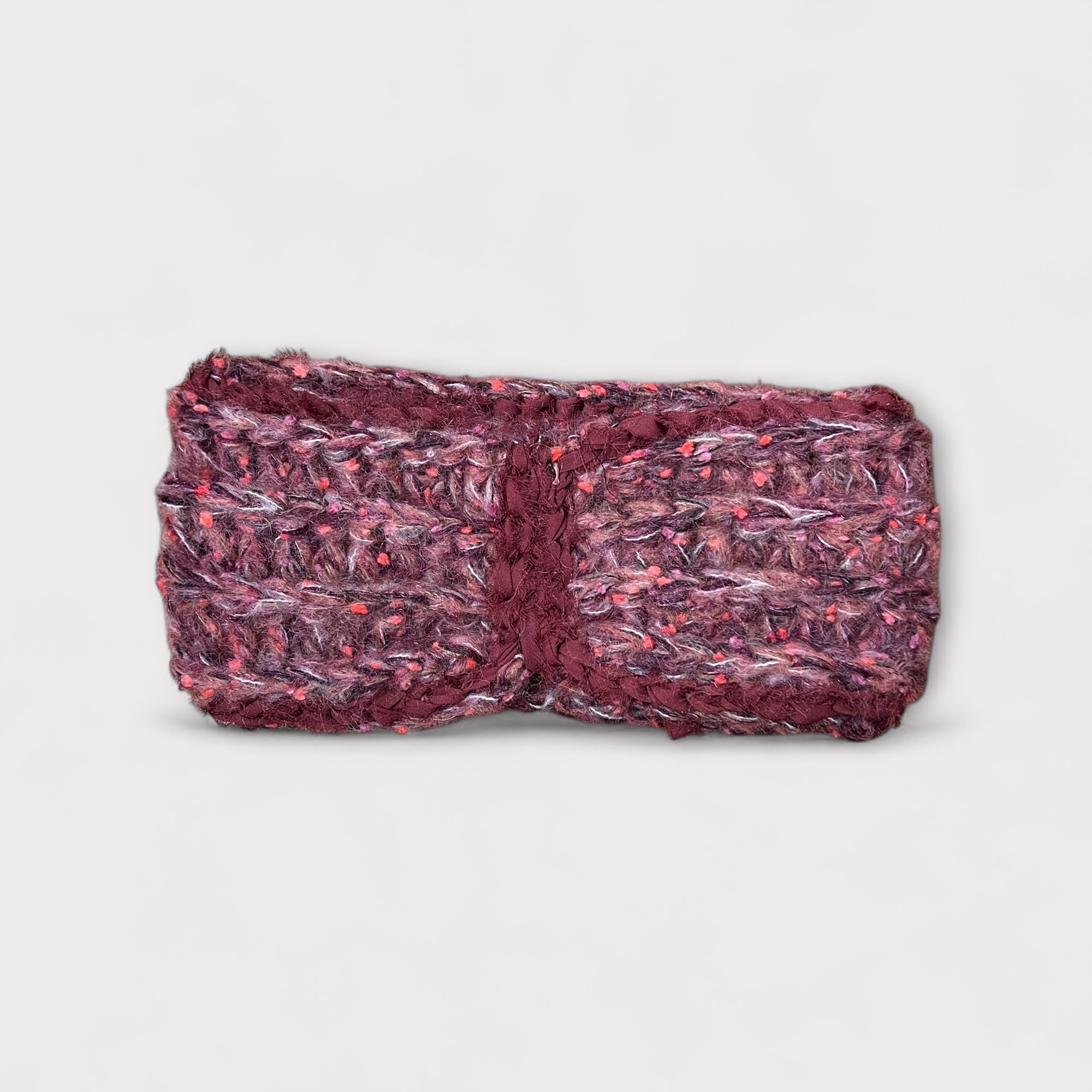 Fascia In Maglia Di Lana Bouclé