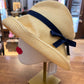 Cappello Donna In Paglia Pieghevole - Mature Ha - Nastro Blu