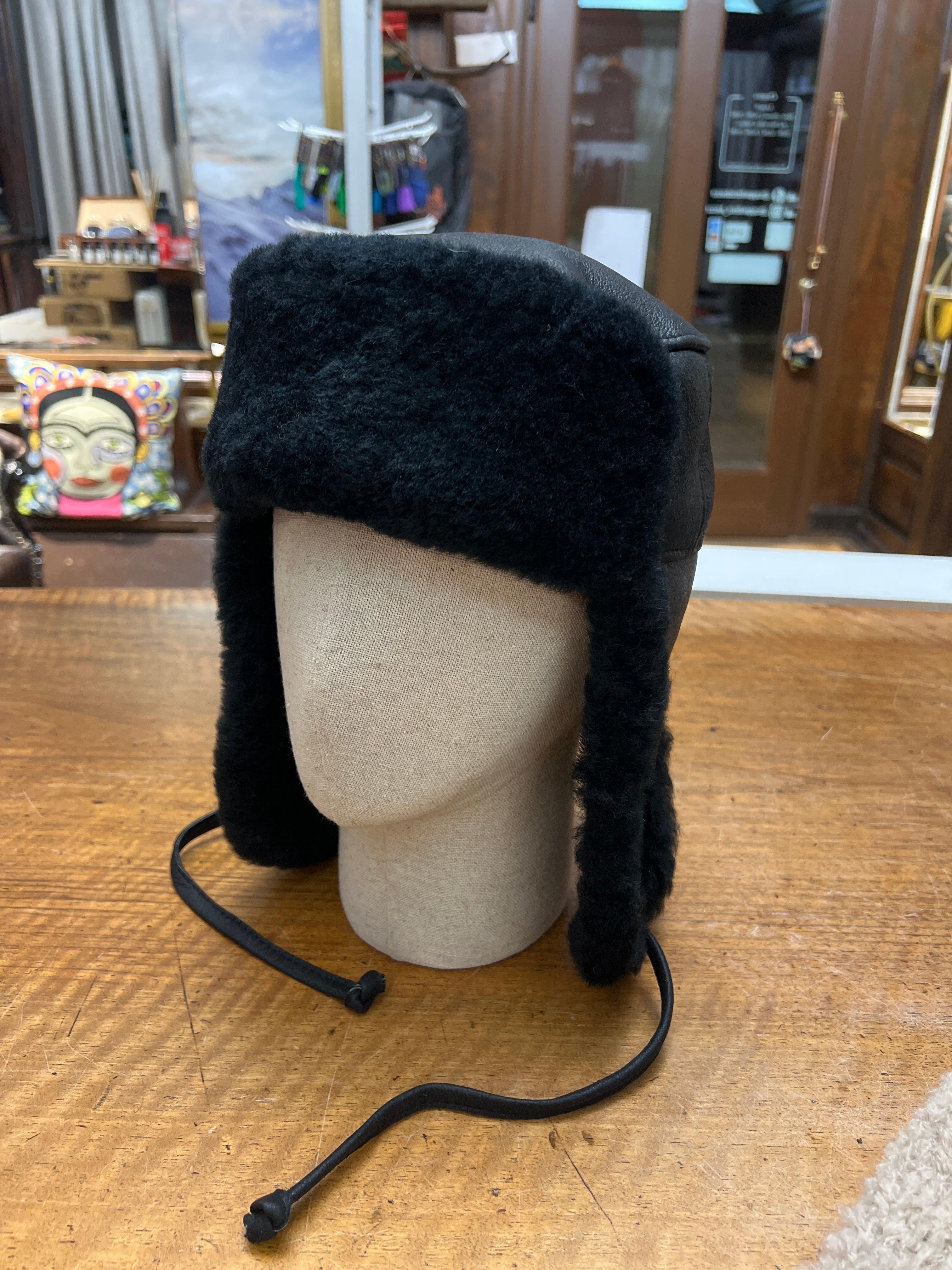 Ushanka Russa Marina Militare - Colbacco In Lana Nero Taglia Ushanka Russa Marina Militare - Colbacco In Lana Nero Taglia