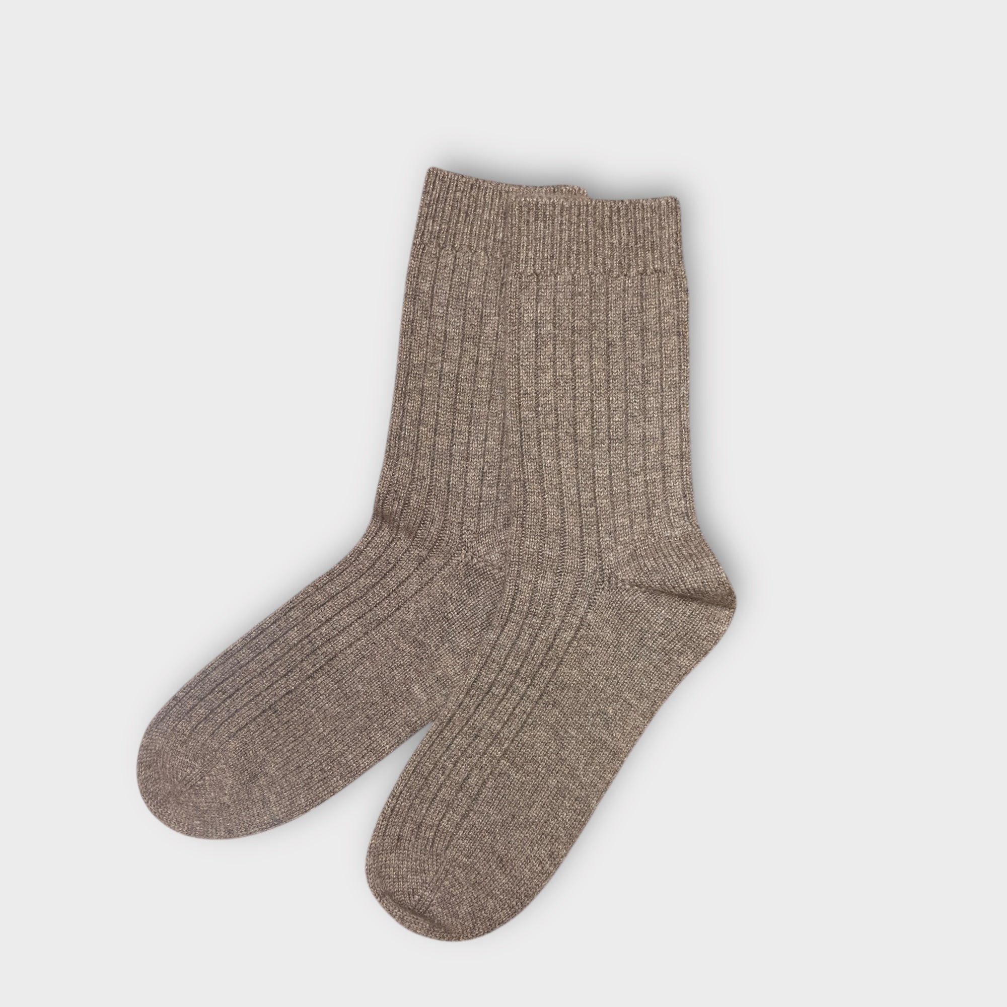 Calzini Unisex In Puro Cashmere Mezza Gamba Mid Calf