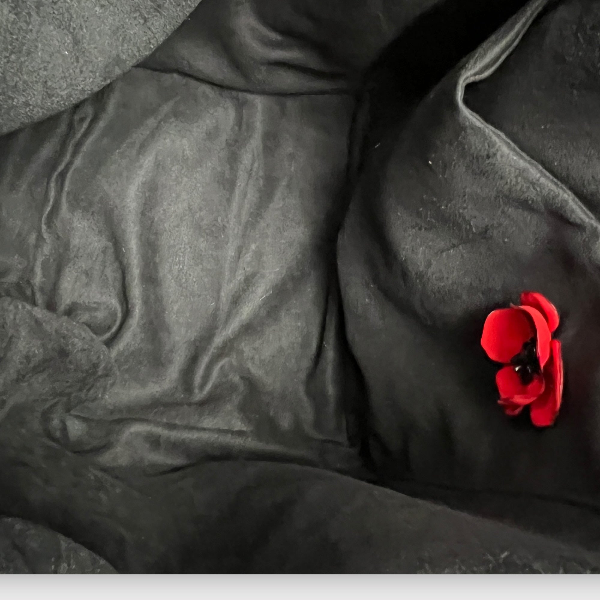 Borsa Shopping in Tessuto Reversibile con Fiori