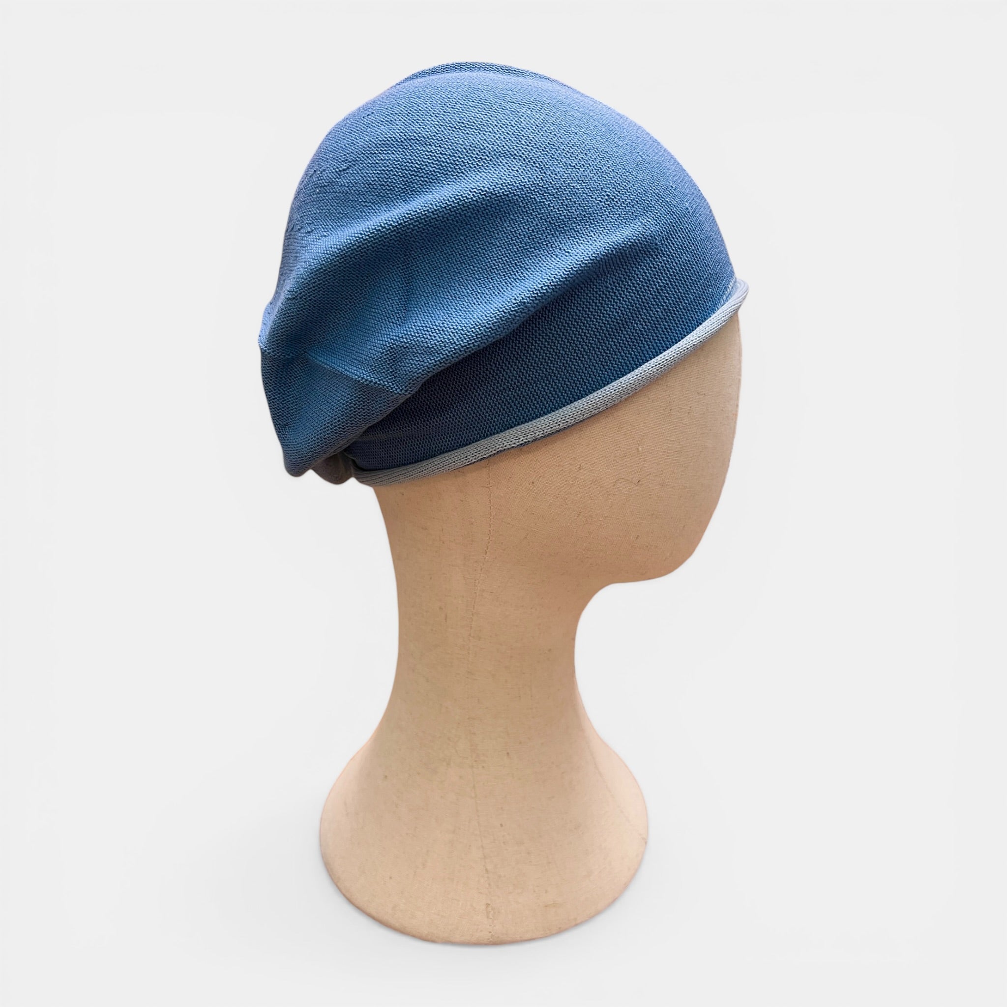 Basco Donna Roll Up Kopka Marine In Puro Cotone - Cappelleria Bacca