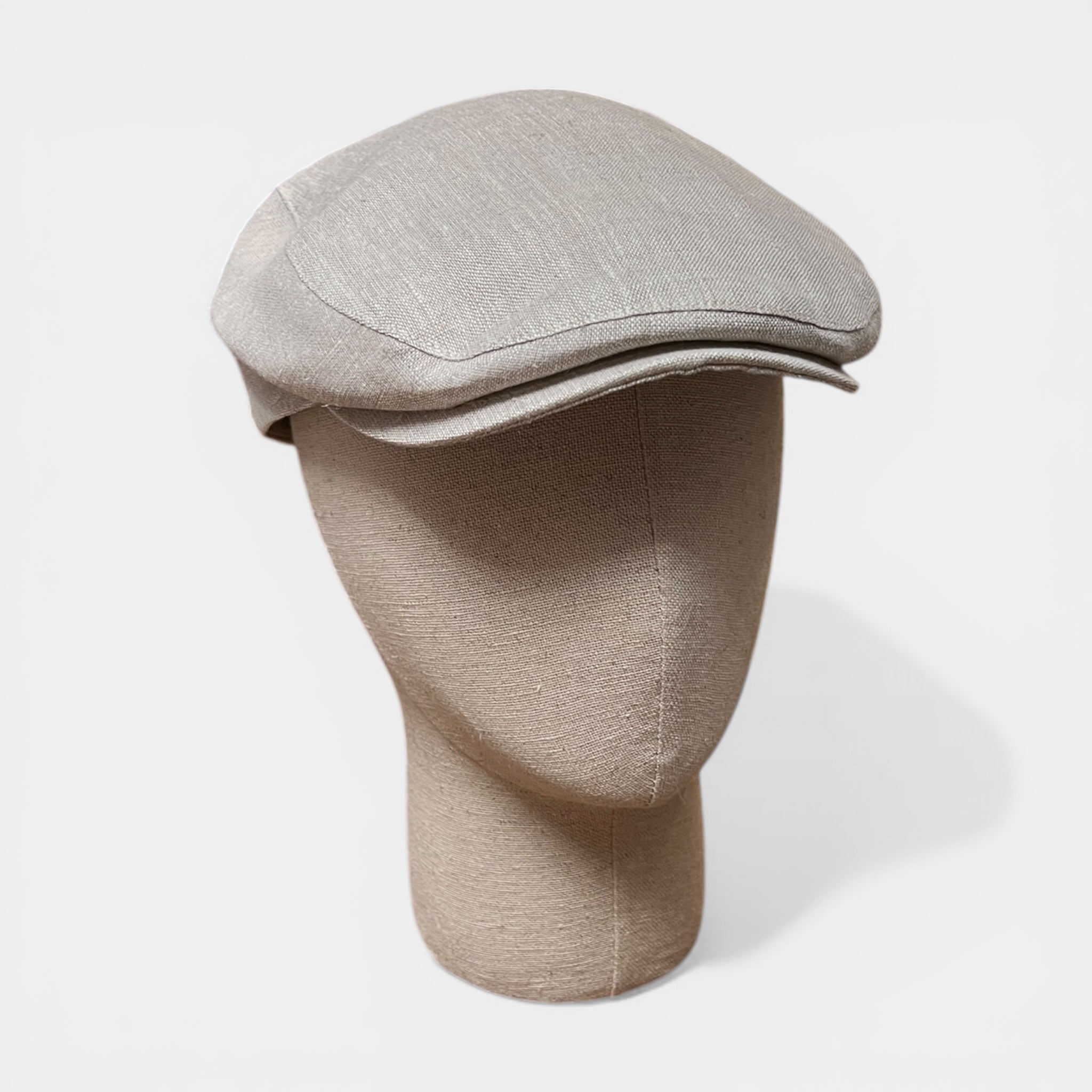 Coppola Estiva In Puro Lino Color Beige