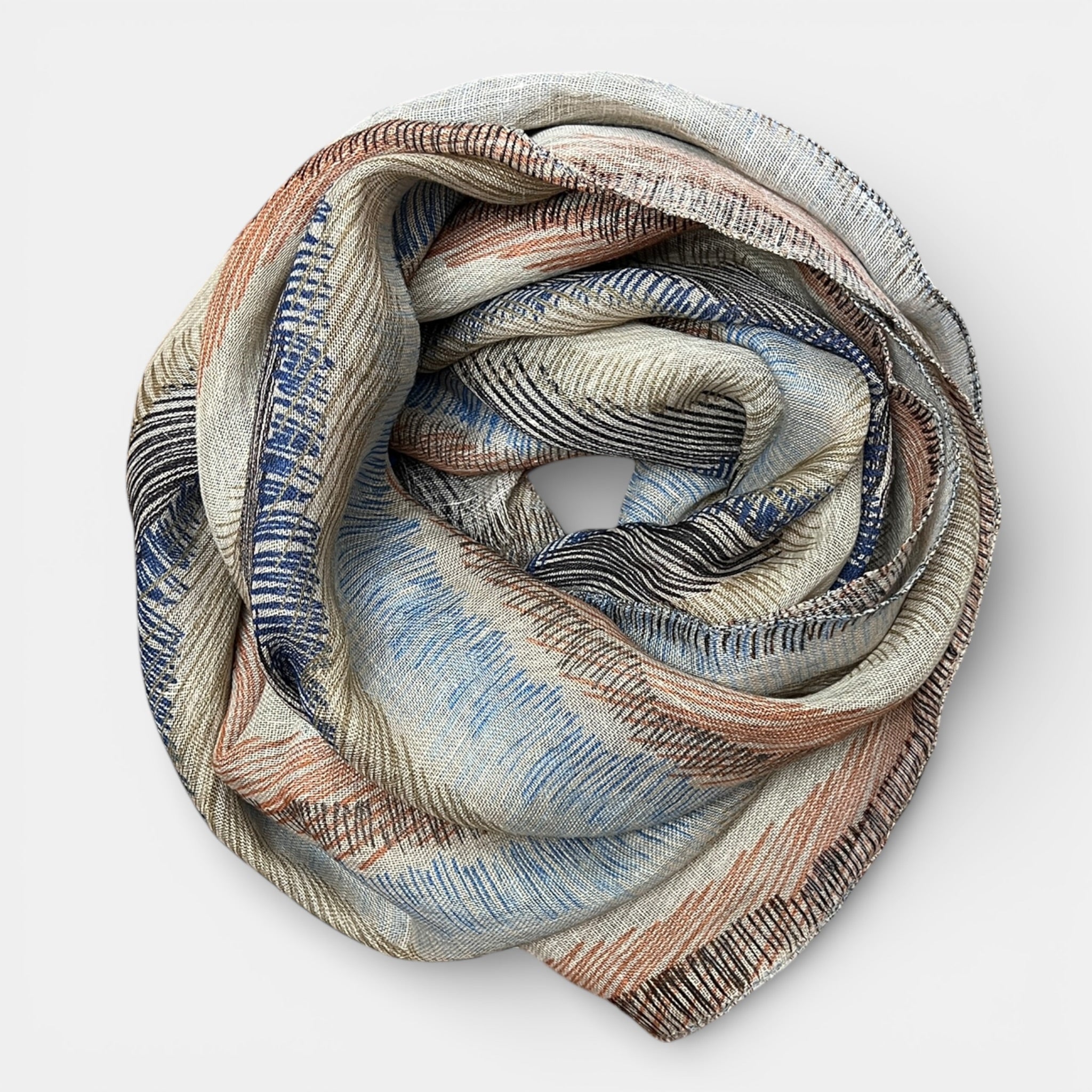 Sciarpa Estiva 55x180 In Puro Lino