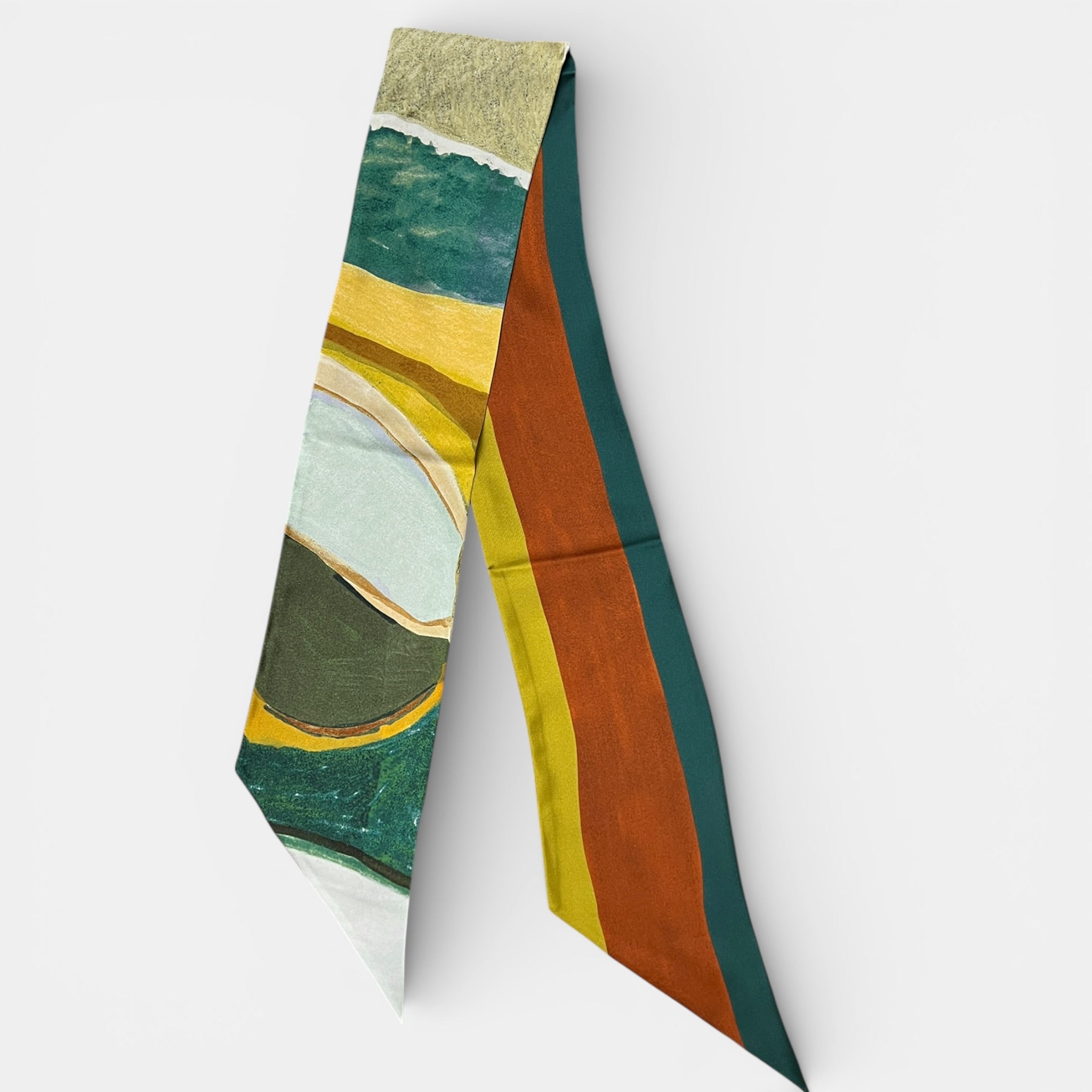 Sciarpa Strangolino 13x140 cm In Twill di Pura Seta Barbieri