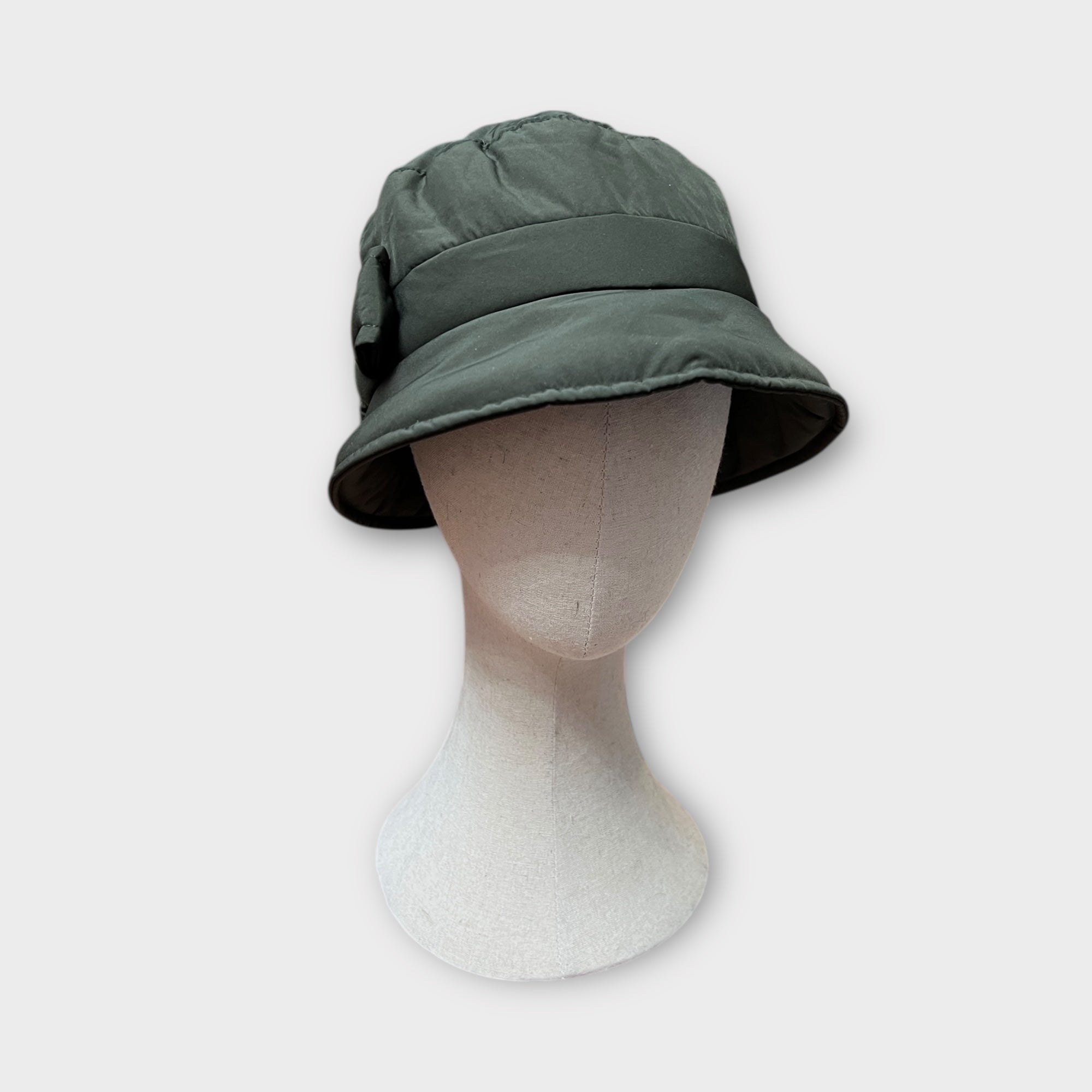 Cappello Donna Bucket Impermeabile Invernale Con Fiocco