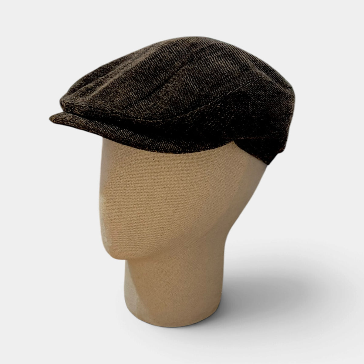 Coppola Driver Cap Stetson in Velluto Velvet Vintage Marrone + Portachiavi Bowling