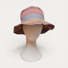 Cappello Donna Estivo In Cotone Multirighe Color, Pieghevole - Grevi - Cappelleria Bacca