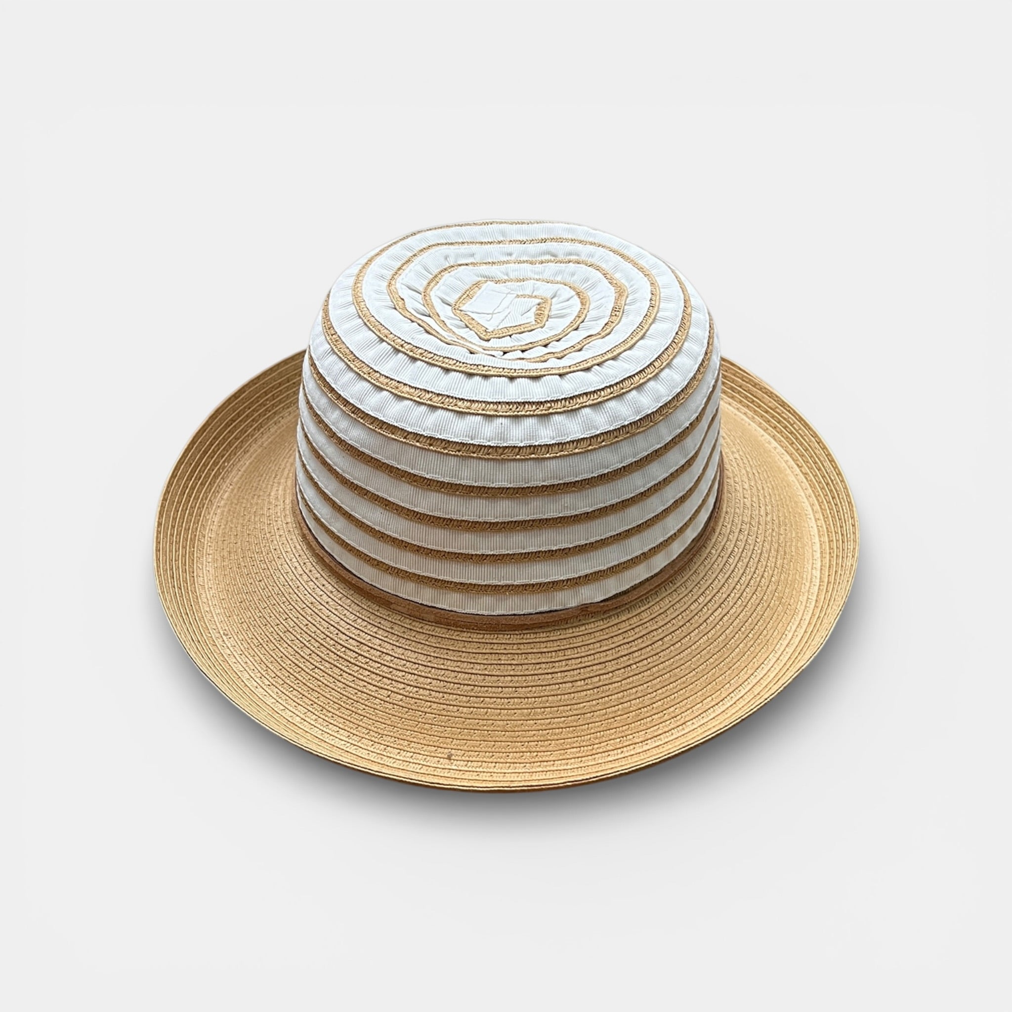 Cappello Da Donna Estivo In Tessuto E Papier Pieghevole - Cappelleria Bacca