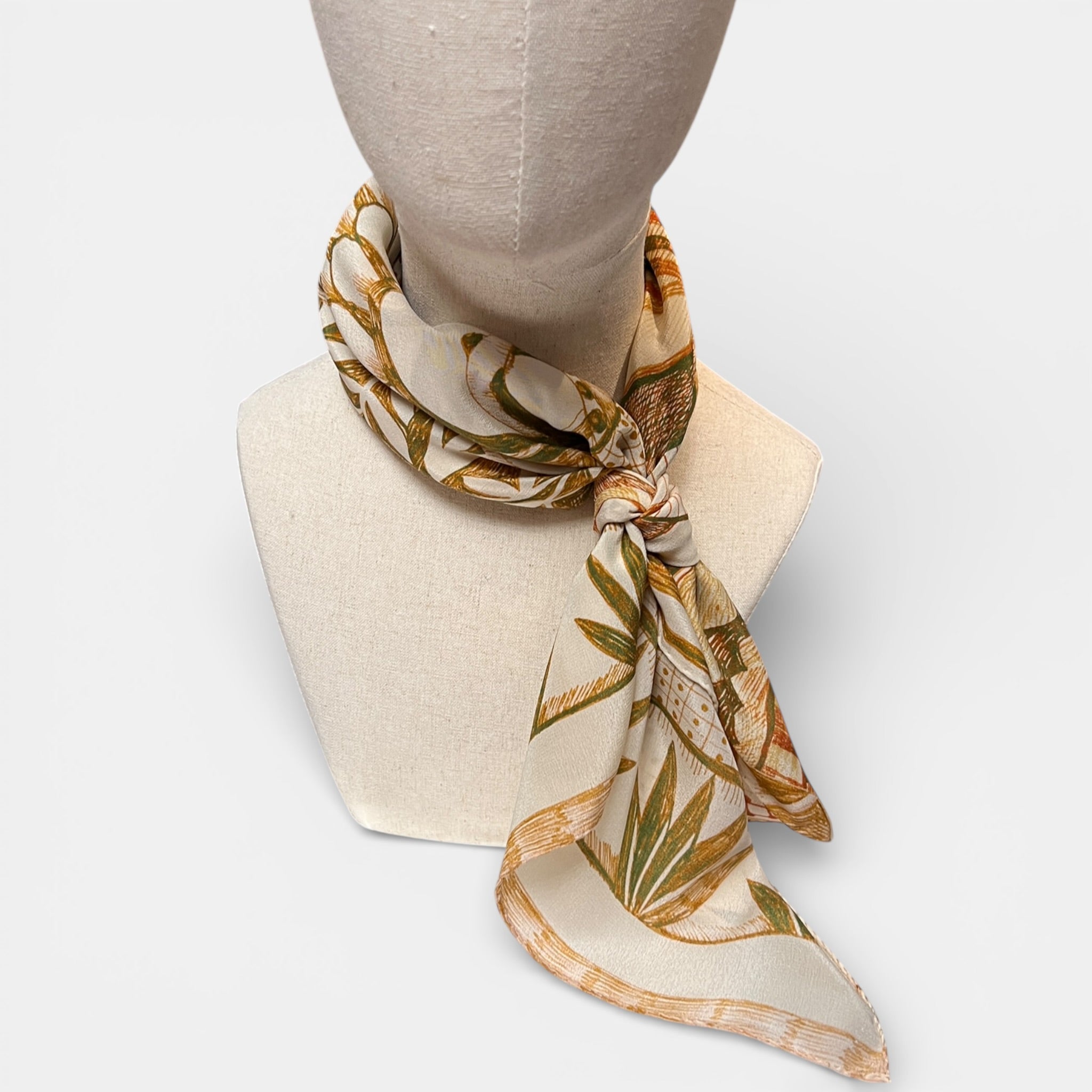 Foulard 70x70 In Pura Seta Crepe Barbieri