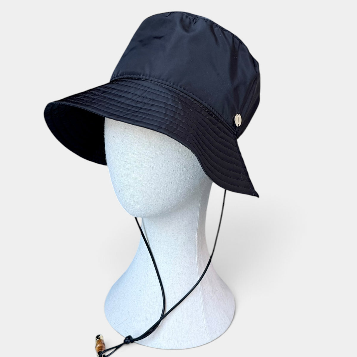 Cappello Bucket Donna Pescatore Impermeabile Con Laccetto Sottogola - Ripiegabile