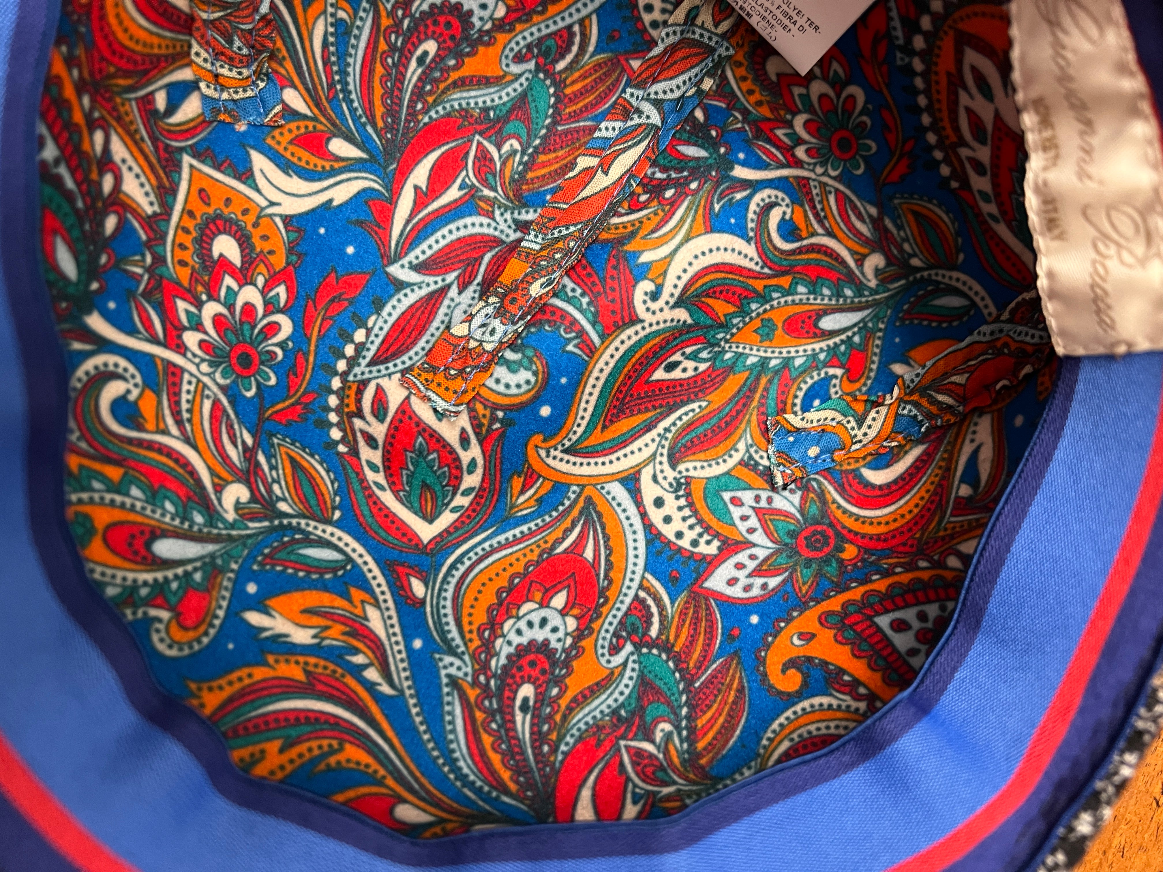 Coppola Uomo Invernale In Tessuto Di Lana Pied De Poule