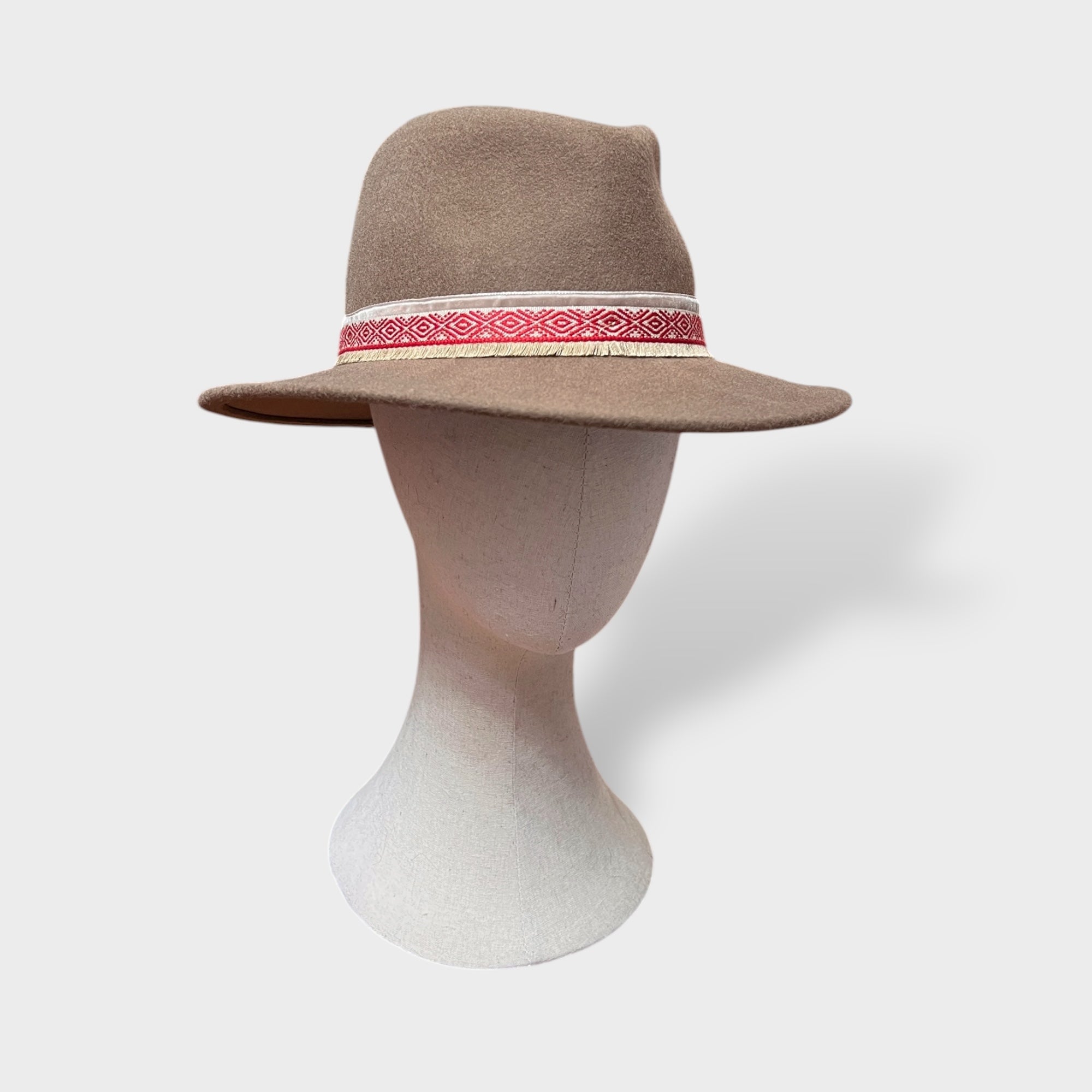 Cappello Unisex In Feltro Di Lana Ala Dritta