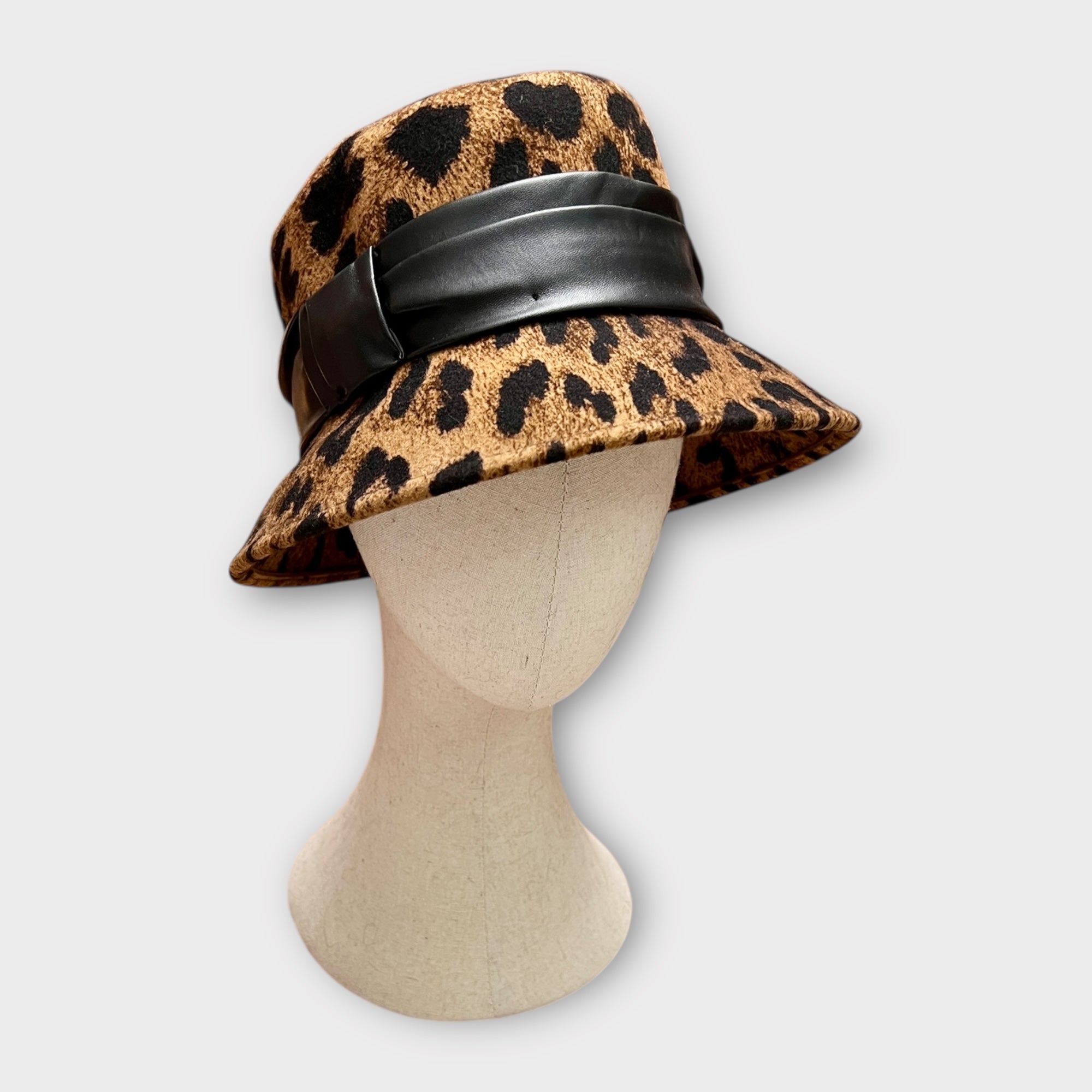 Cappello Donna In Feltro di lana Animalier