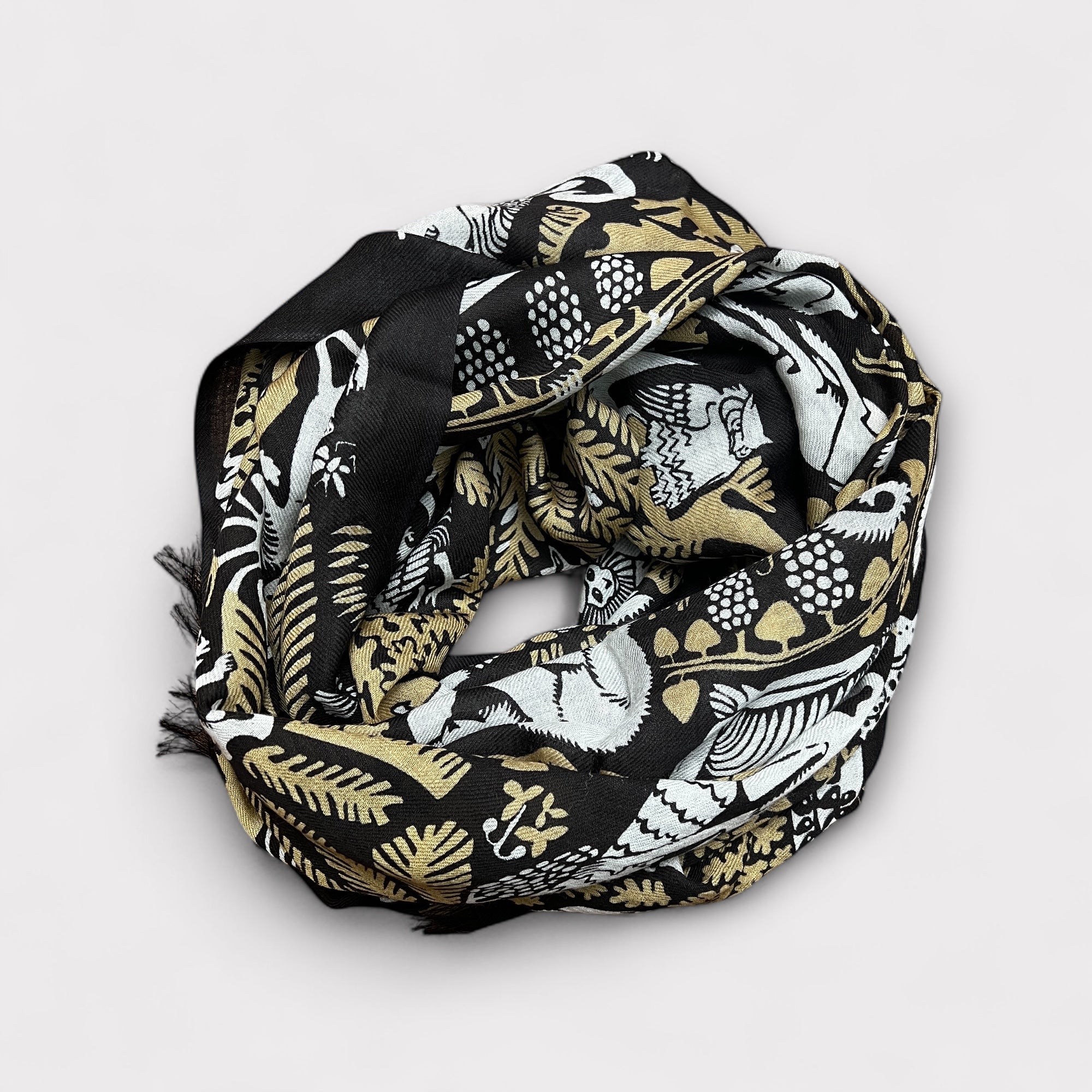 Sciarpa Unisex In Pura Lana 70 x 190 cm Ludwig Marrone