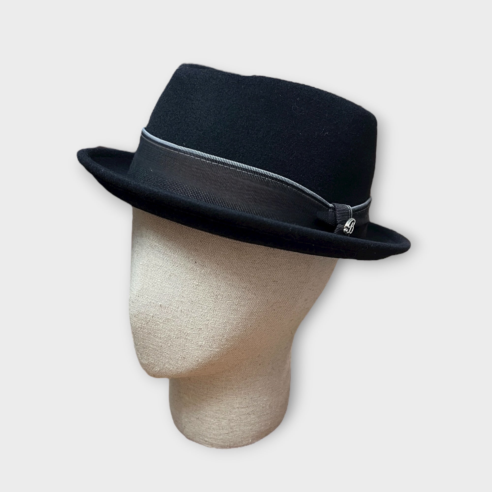 Cappello In Feltro Uomo Diamante Nero