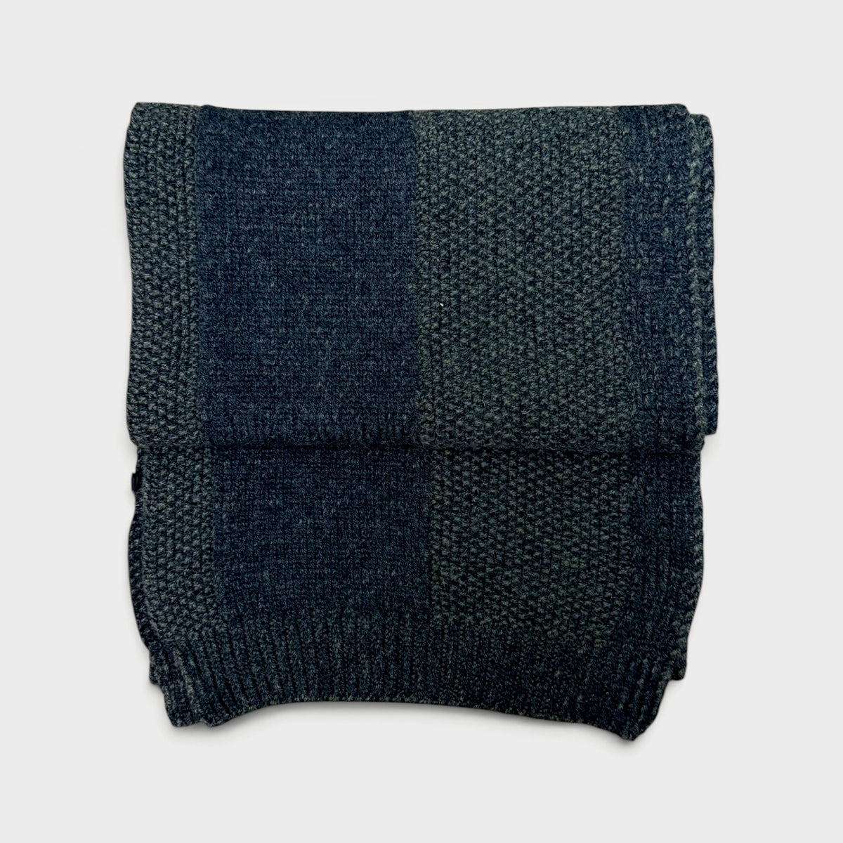 Sciarpa In Pura Lana e Cashmere Aran Herringbone 190x30cm
