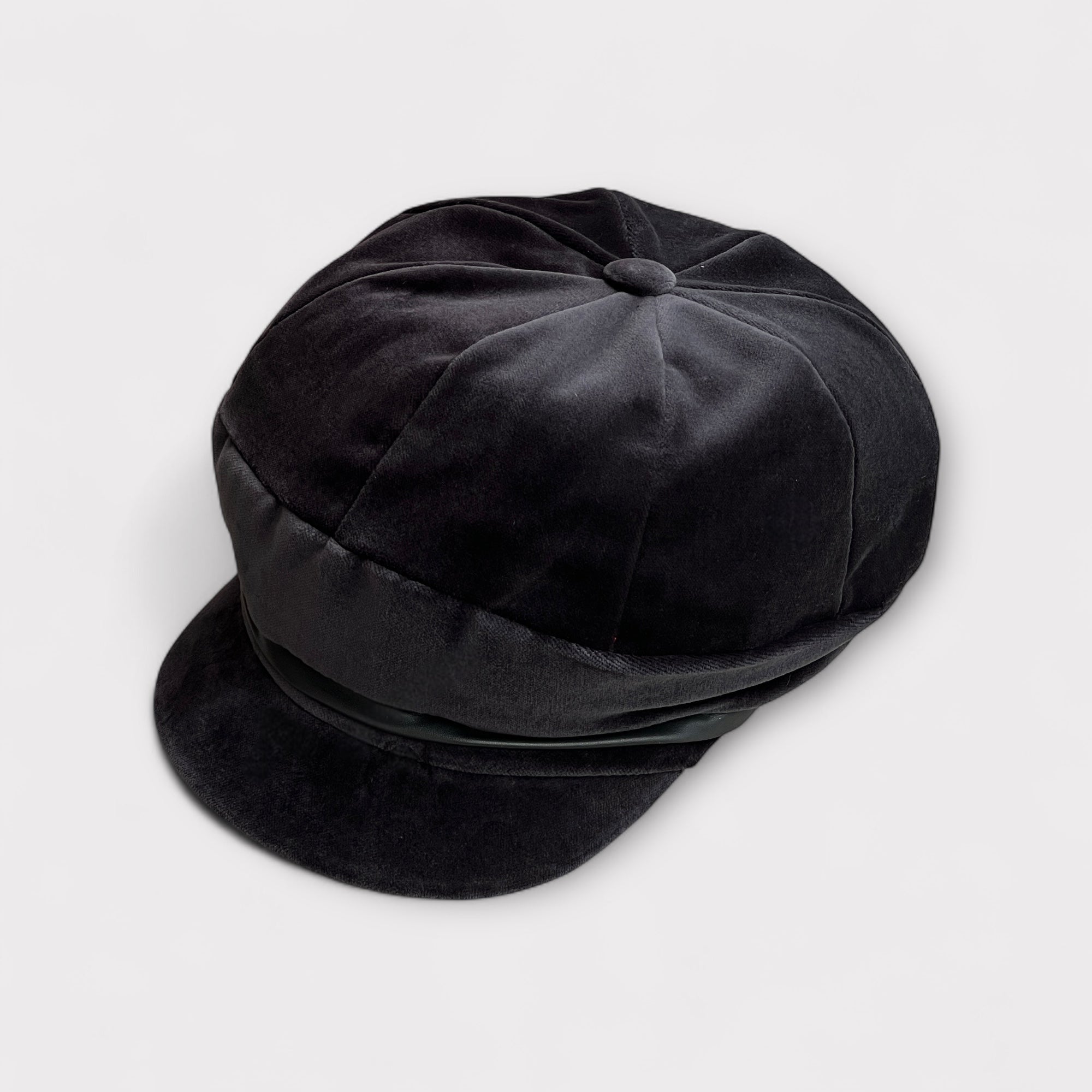 Cappello Donna In Velluto Con Visiera