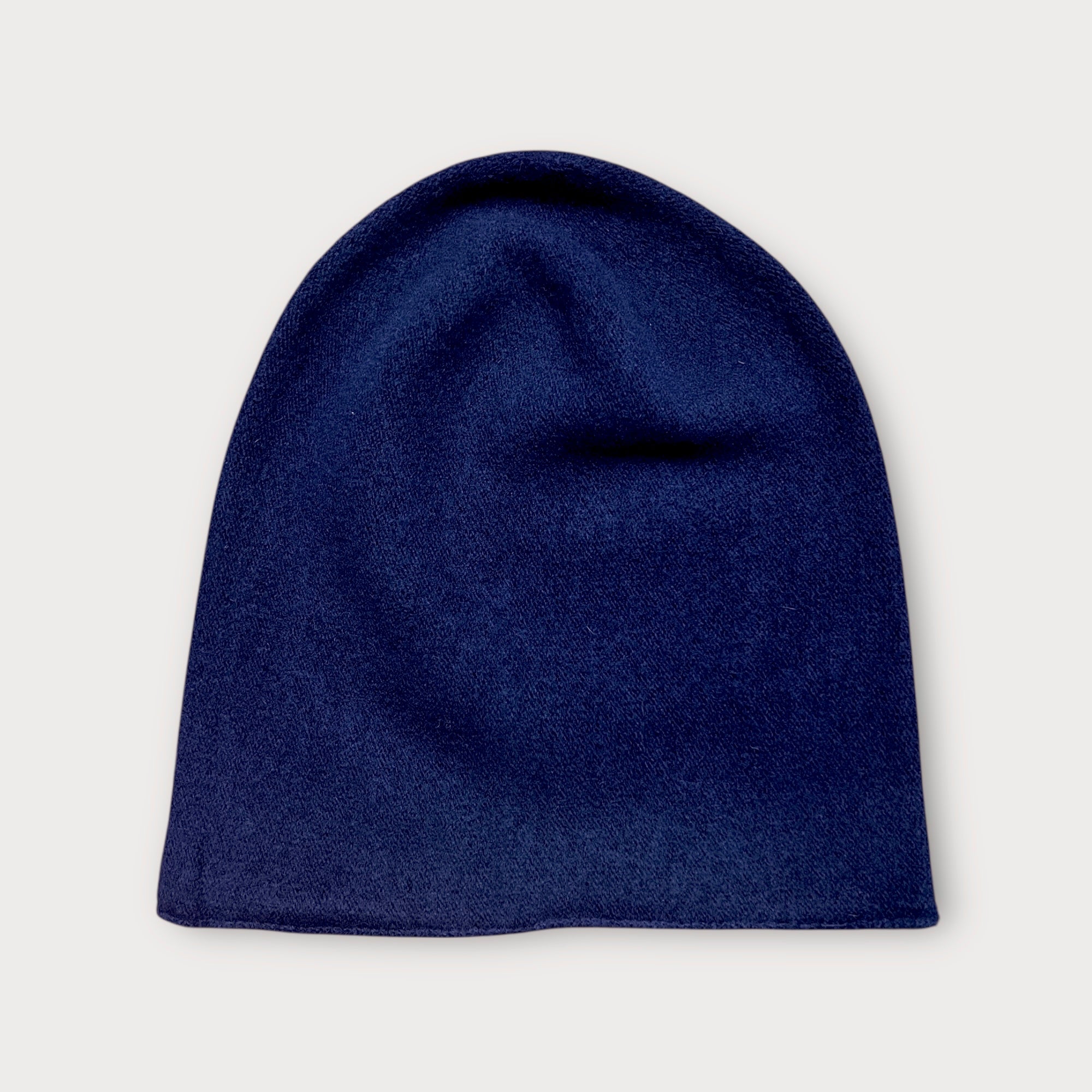 Berretto Beanie In Panno Di Lana "Nero" Kopka