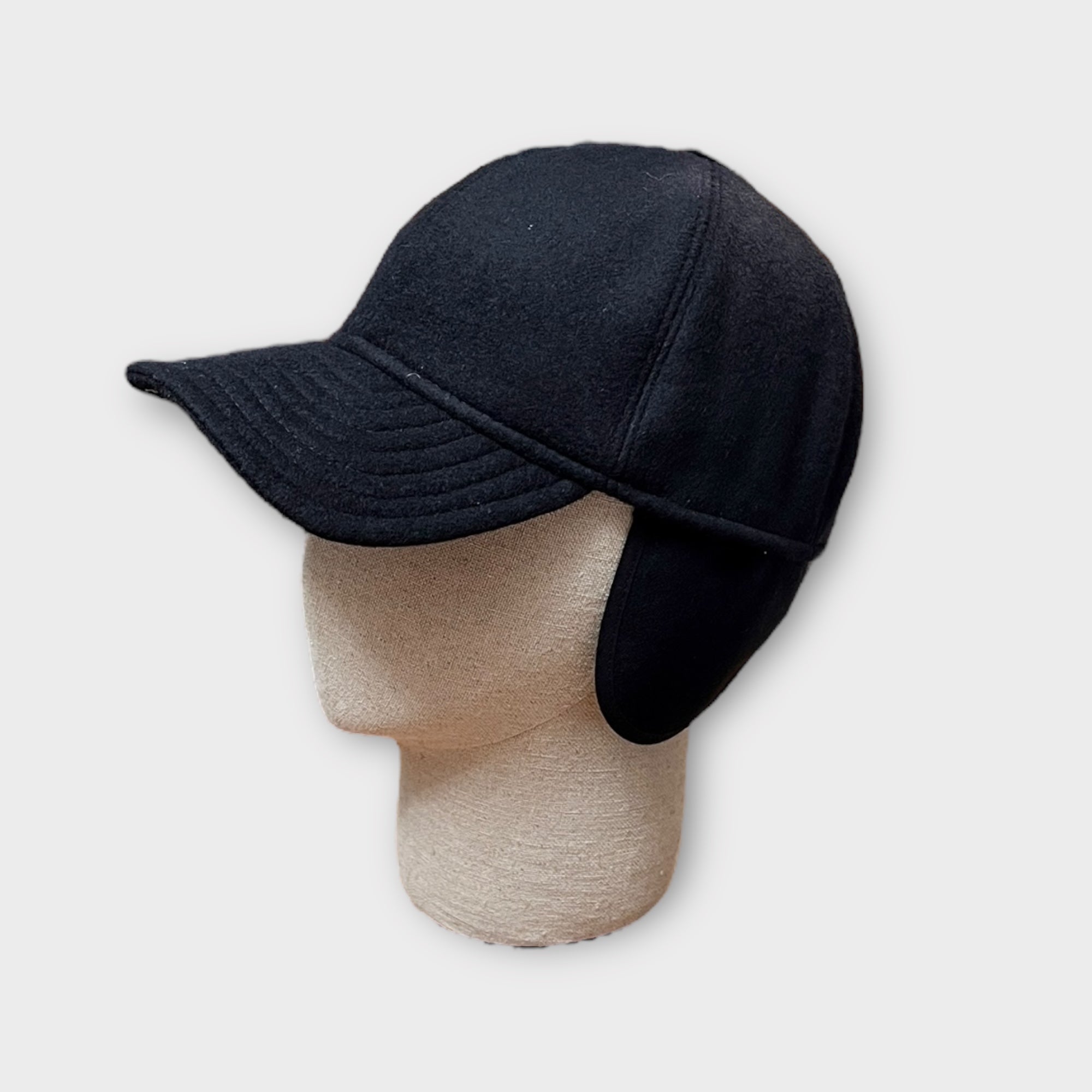 Baseball In Lana Pieghevole E Impermeabile Nero