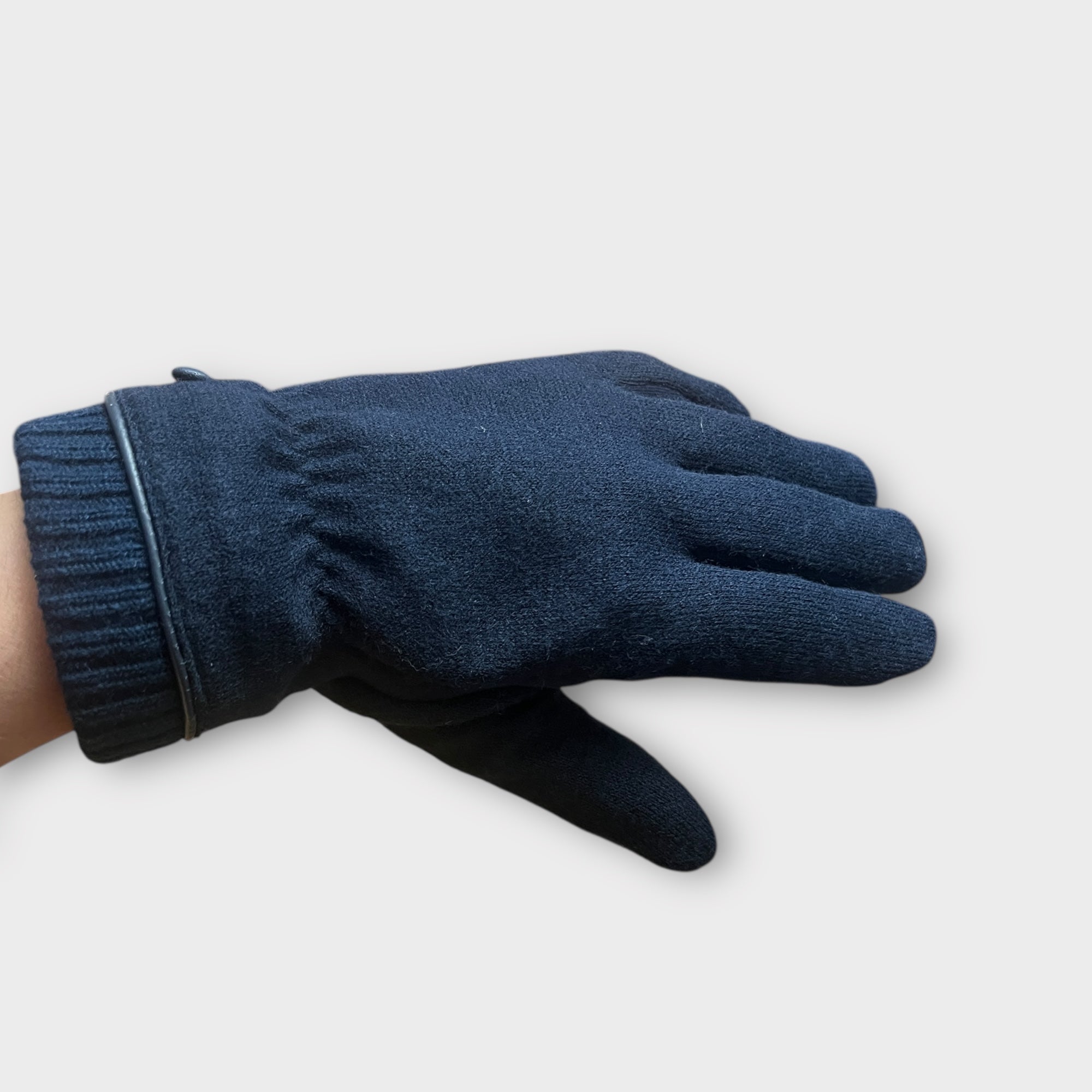 Guanti uomo in tessuto di lana touch