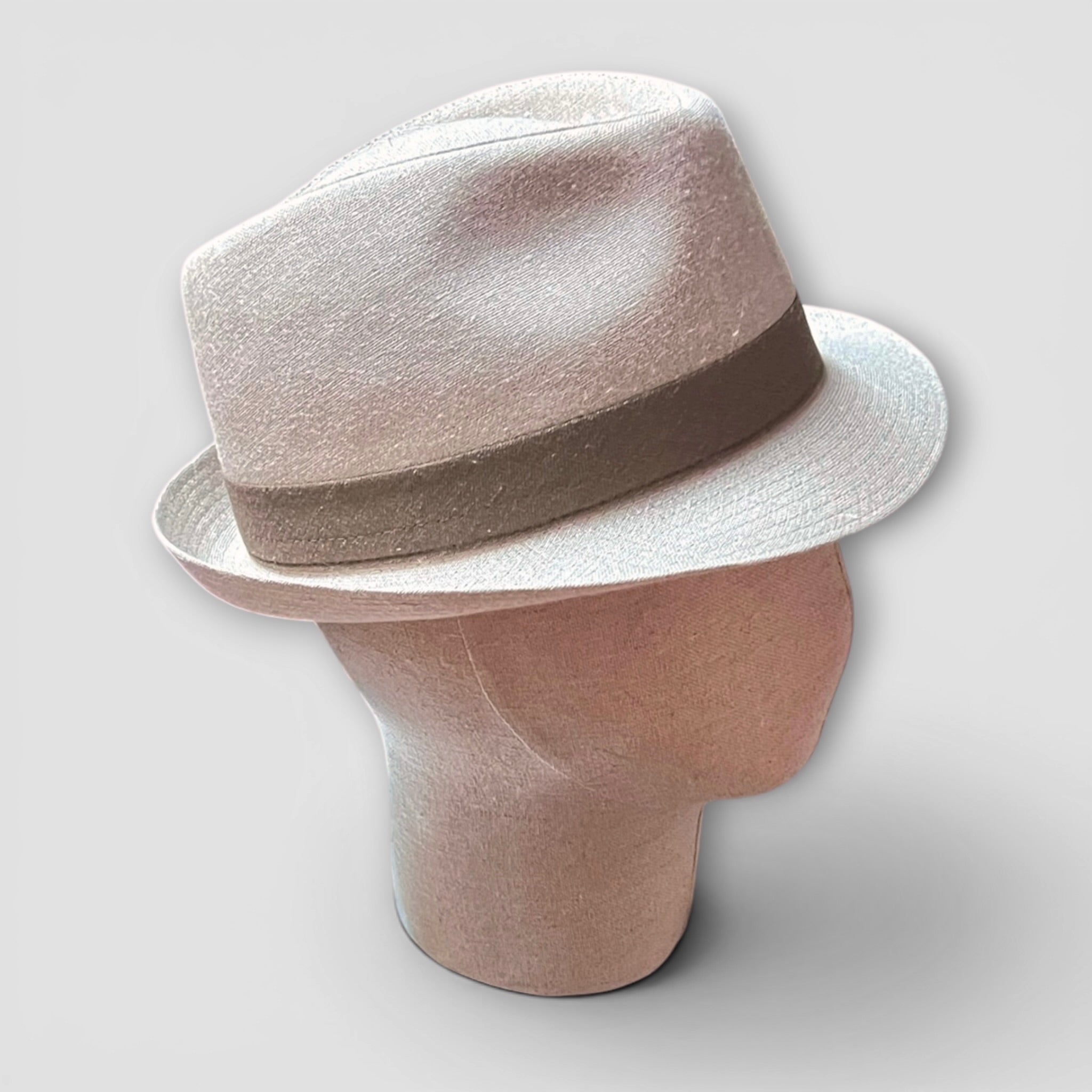 Cappello Trilby Uomo Estivo In Puro Lino - Cappelleria Bacca