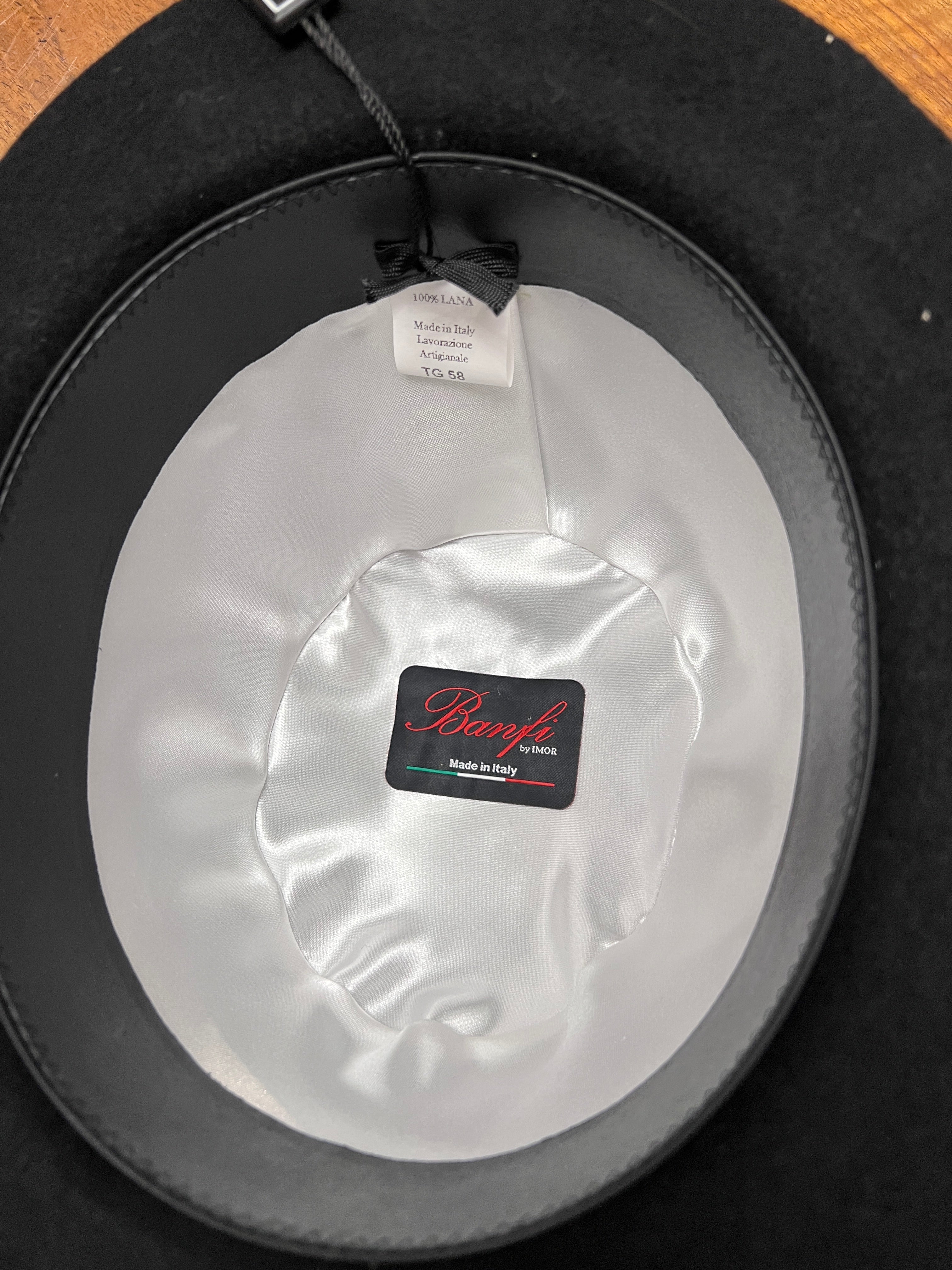 Bombetta In Feltro Di Lana Alta Qualità