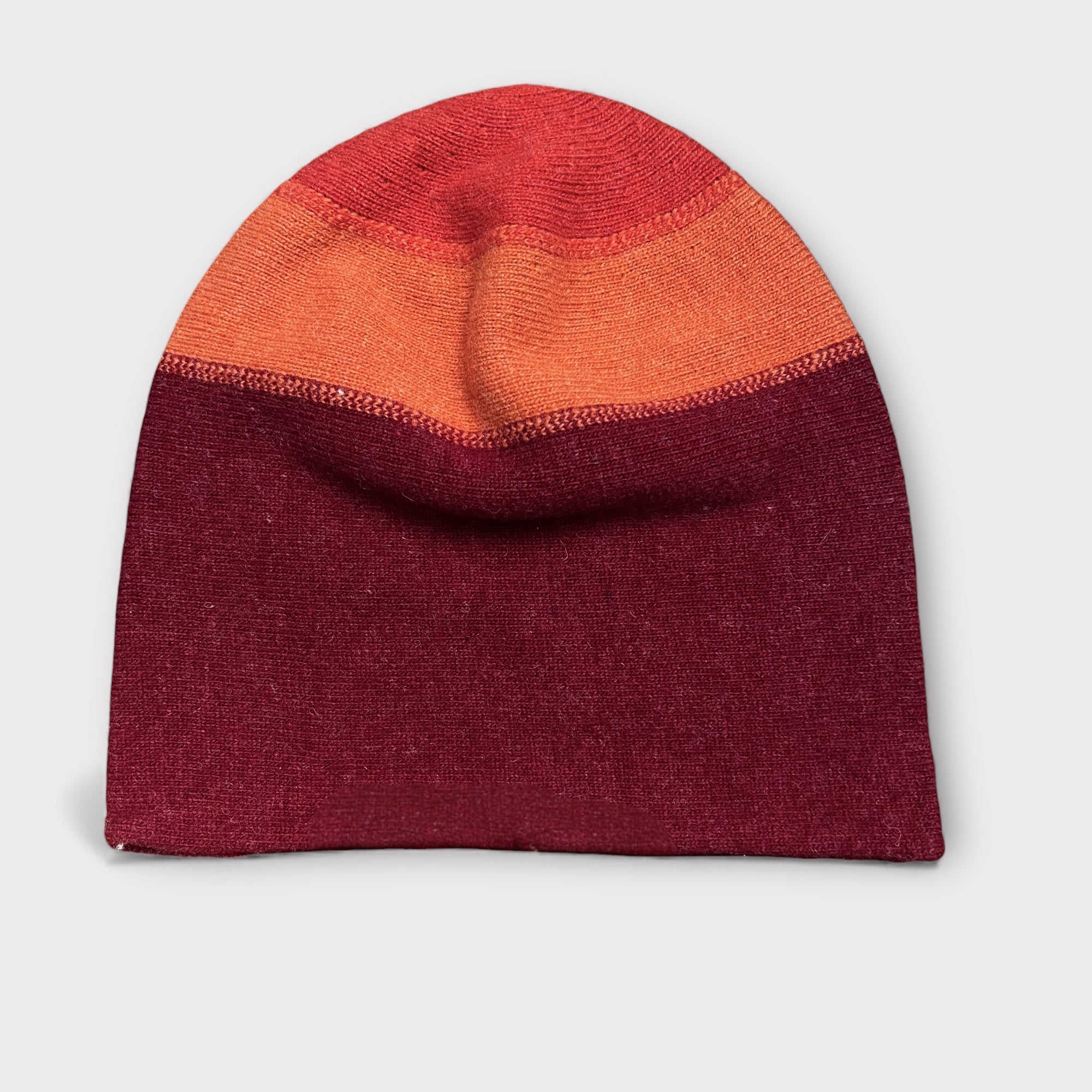 Berretto Beanie In Panno Di Lana Tricolor Kopka