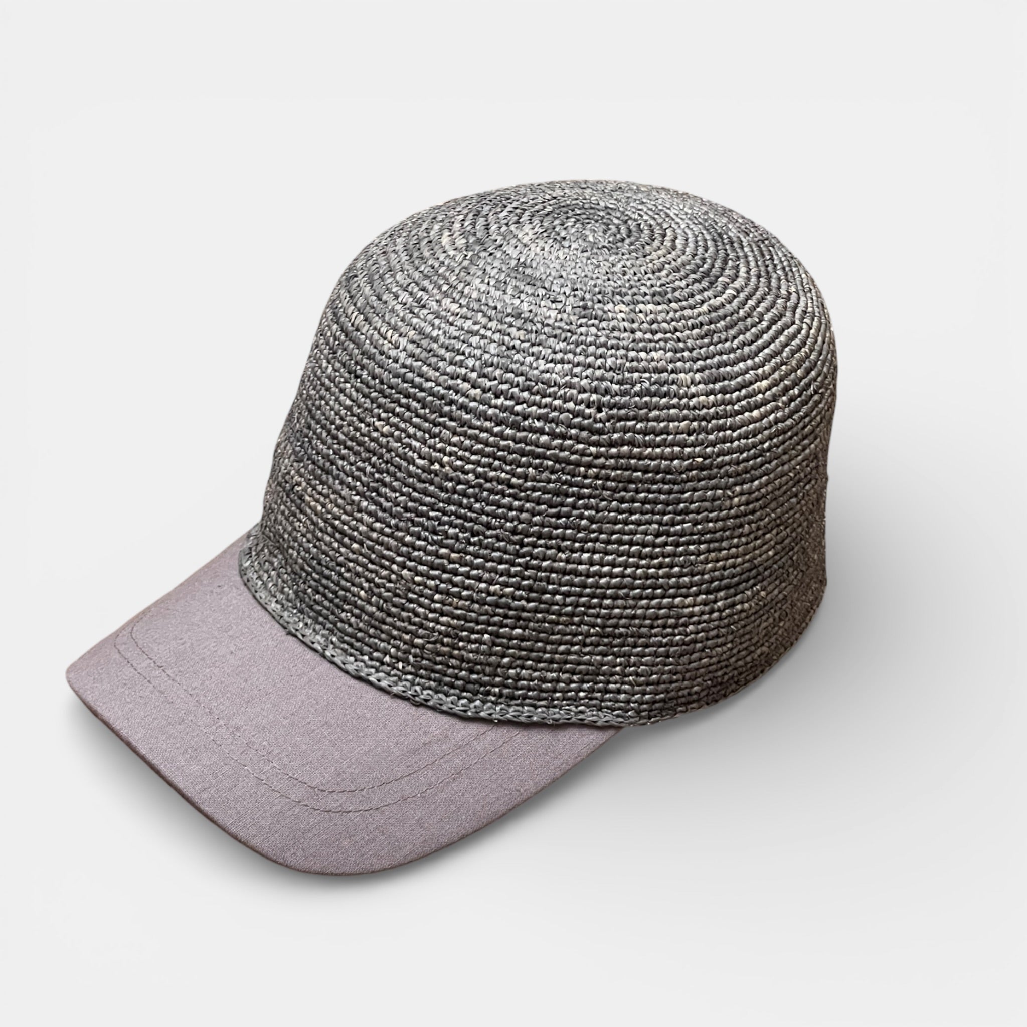 Cappello Baseball Donna Estivo in Paglia Crochet - Cappelleria Bacca