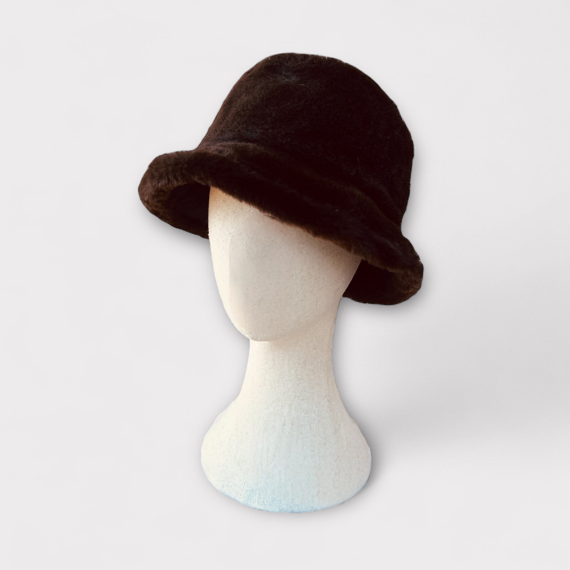 Cappello Donna Reversibile Eco Pelliccia-Tessuto