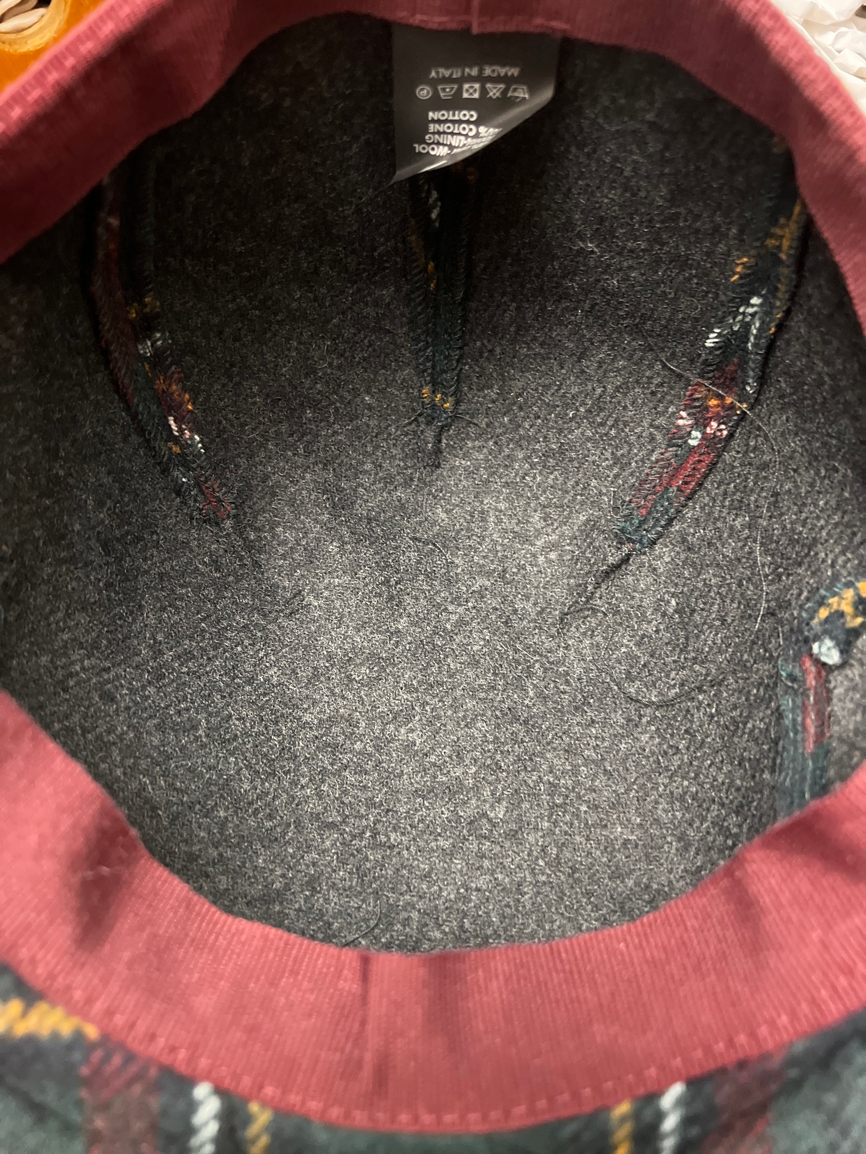 Coppola In Pura Lana Tartan Verde e Bordeaux