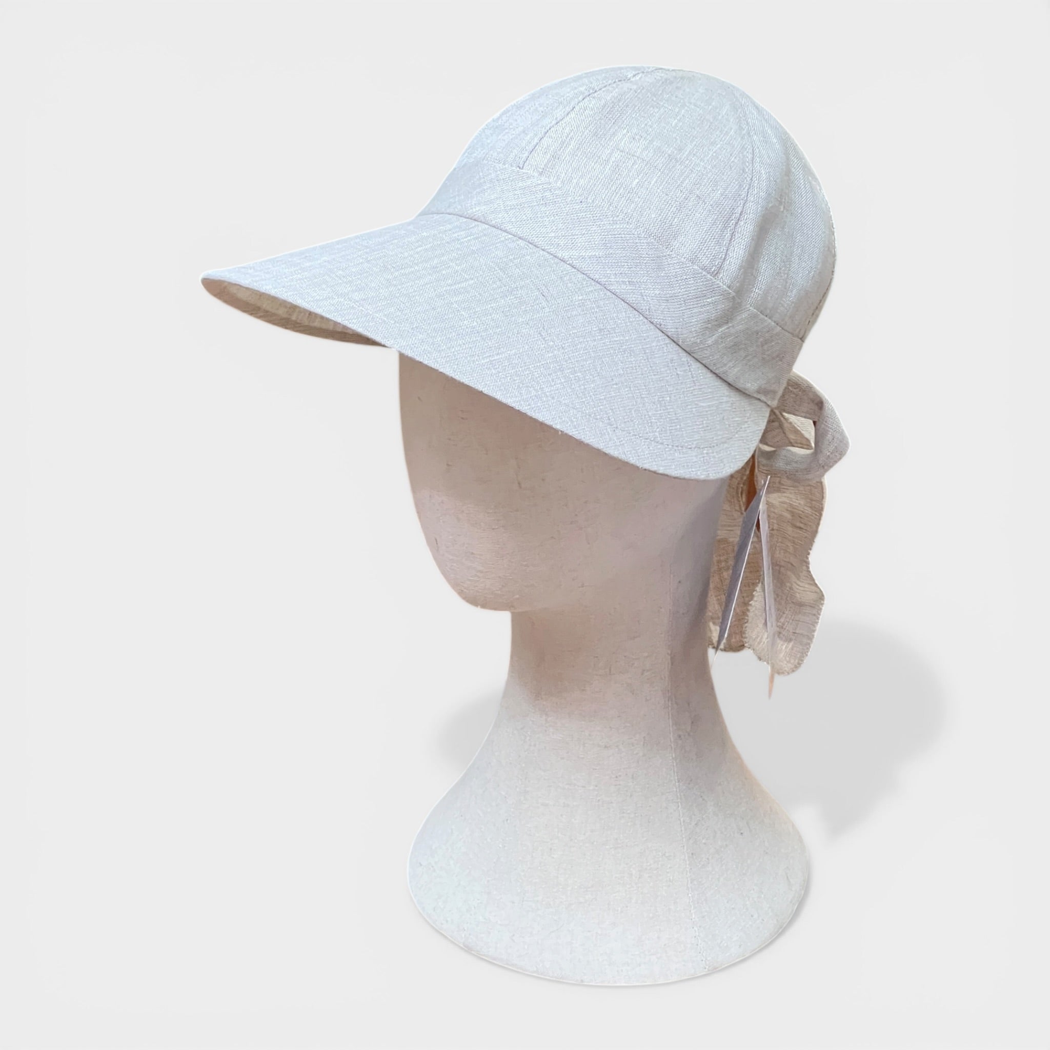 Baseball Donna In Puro-Lino Visiera Grande