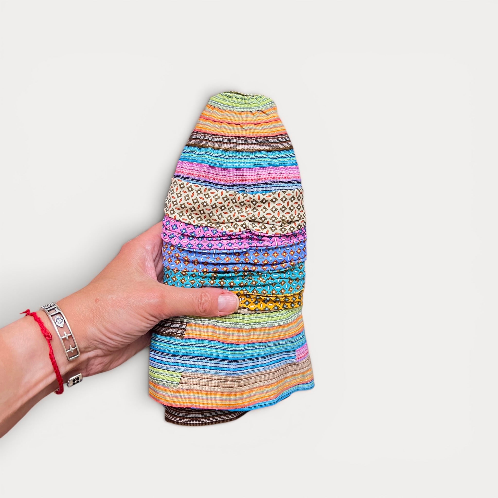 Cappello Donna Estivo Ala larga In Cotone Patchwork  Pieghevole - Grevi