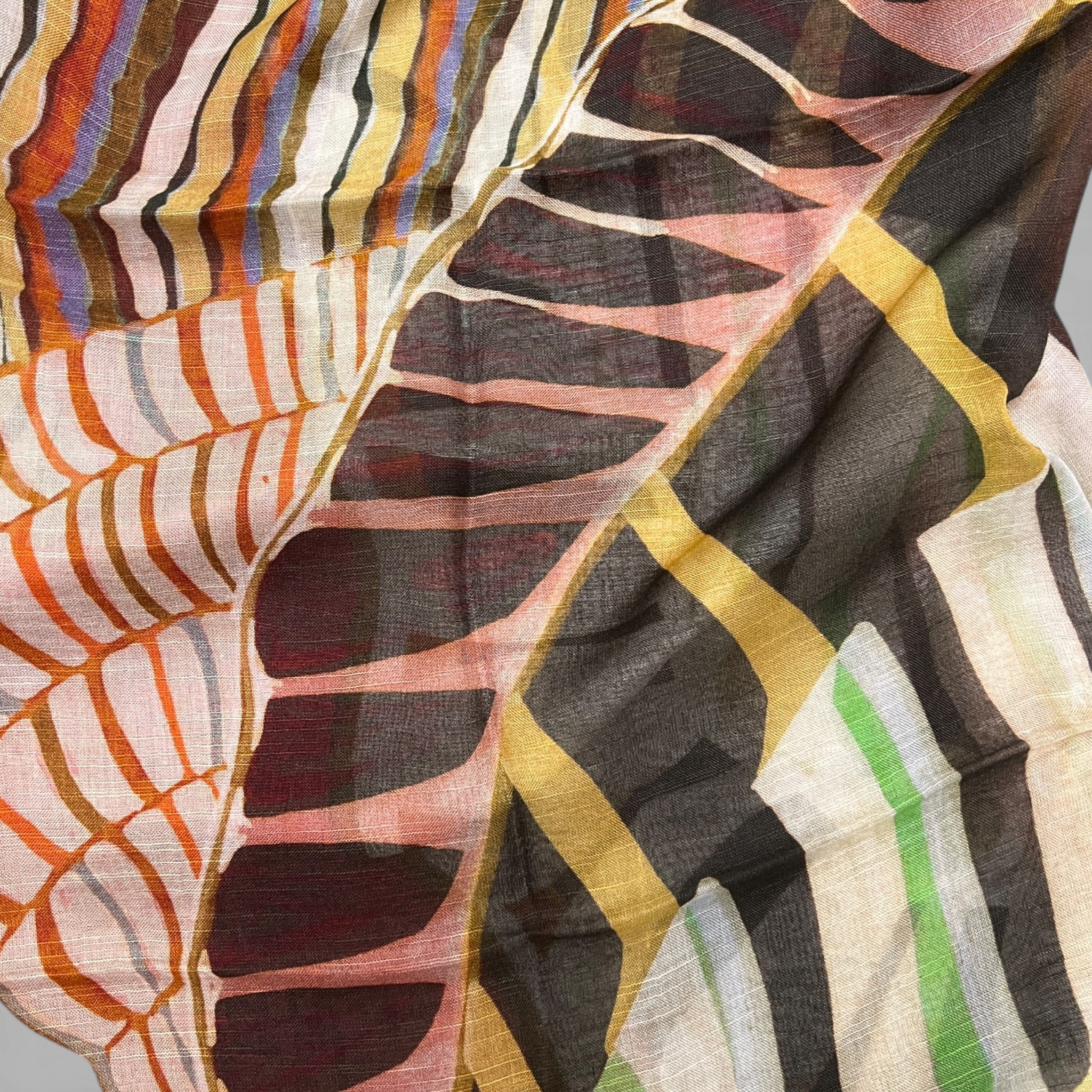 Sciarpa Estiva Unisex  90x200 cm Fantasia Conchiglia - Cappelleria Bacca