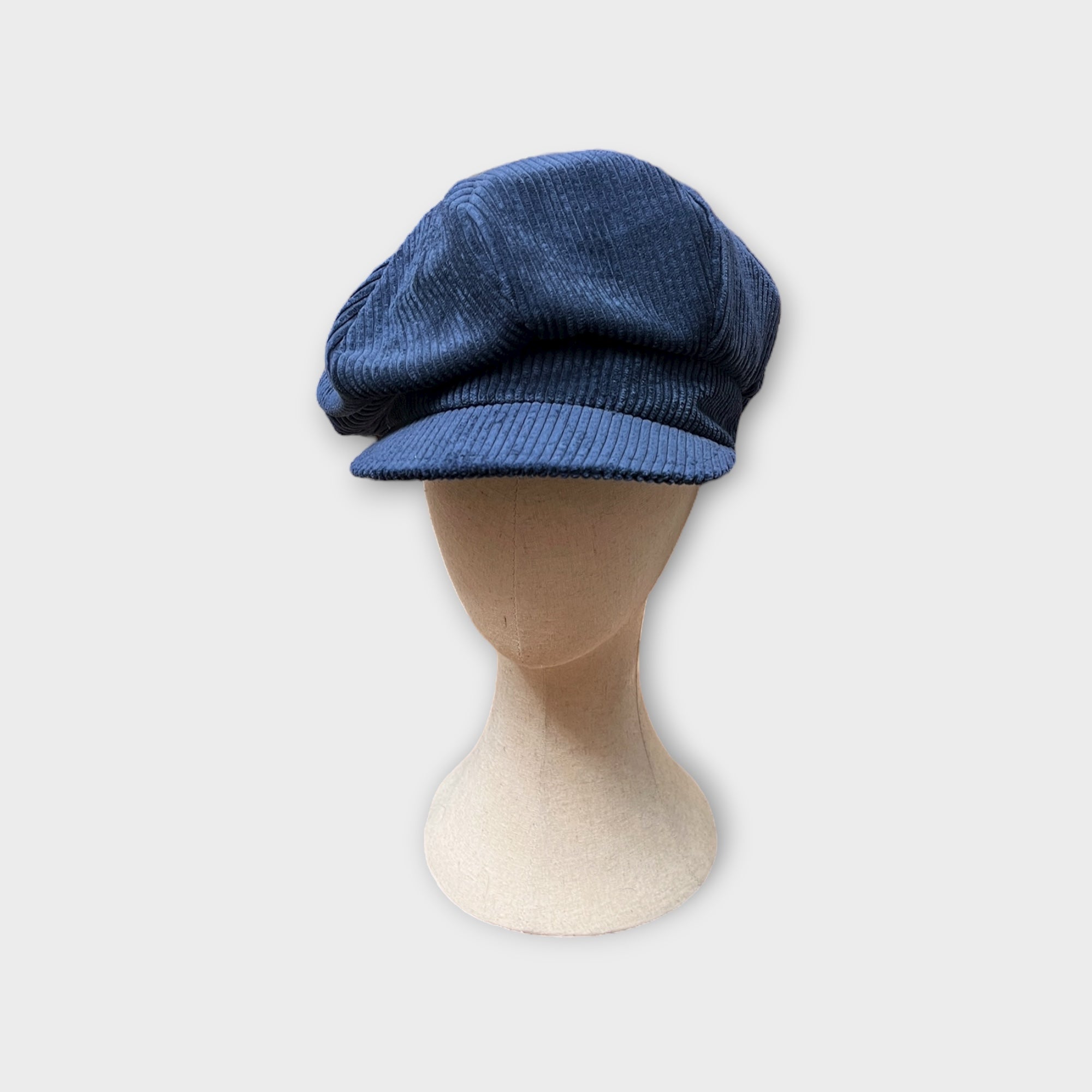 Berrettone 8 Spicchi Unisex In Velluto A Coste Con Visiera