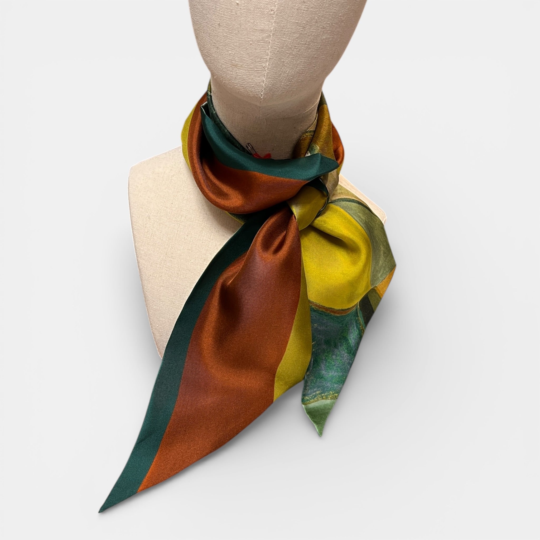 Sciarpa Strangolino 13x140 cm In Twill di Pura Seta Barbieri - Cappelleria Bacca