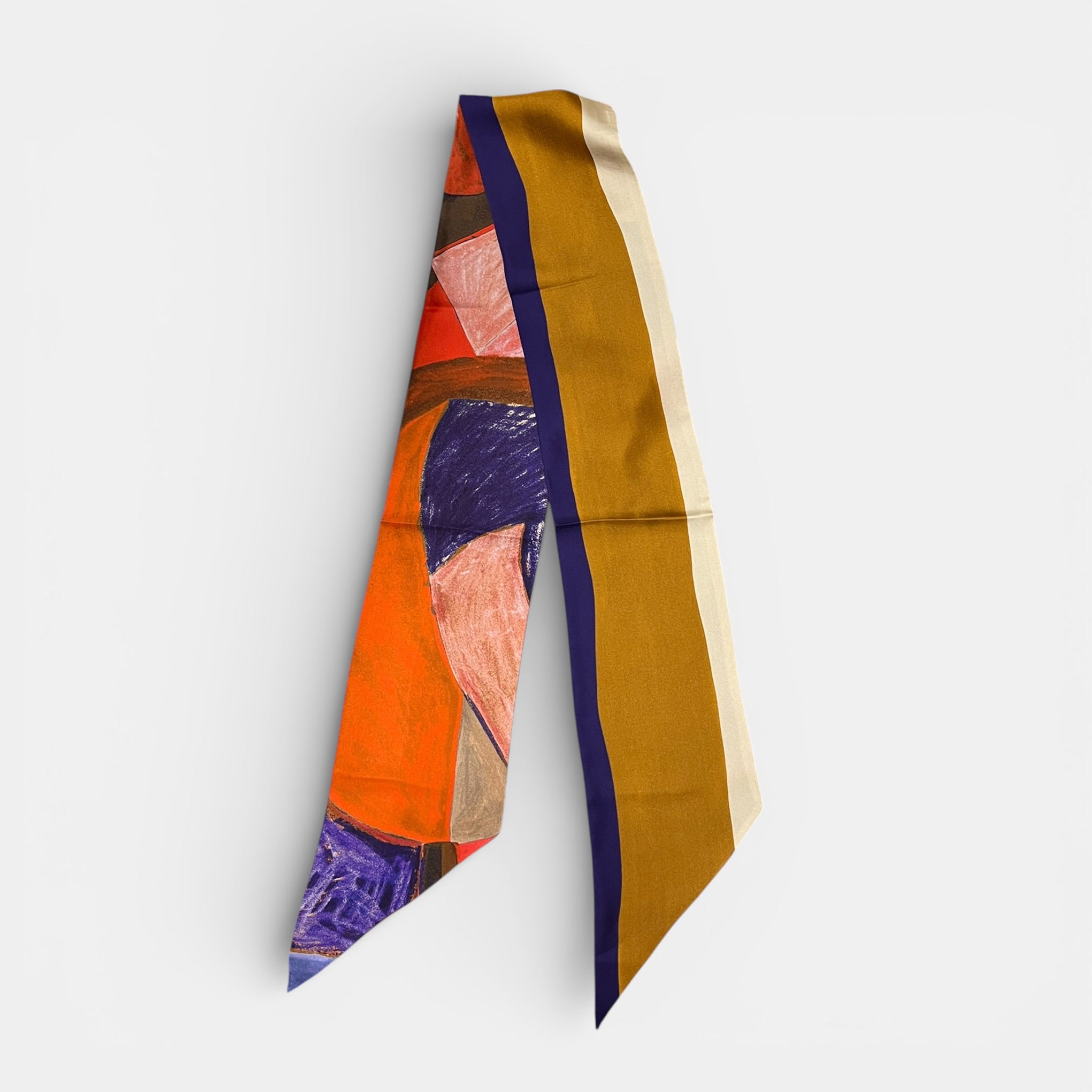 Sciarpa Strangolino 13x140 cm In Twill di Pura Seta Barbieri - Cappelleria Bacca